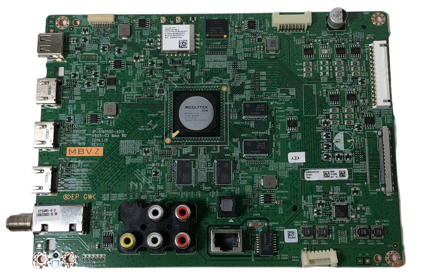 Vizio Y8388864S Main Board for V605-G3 (LFTRYRKV/LFTRYRLV Serial)