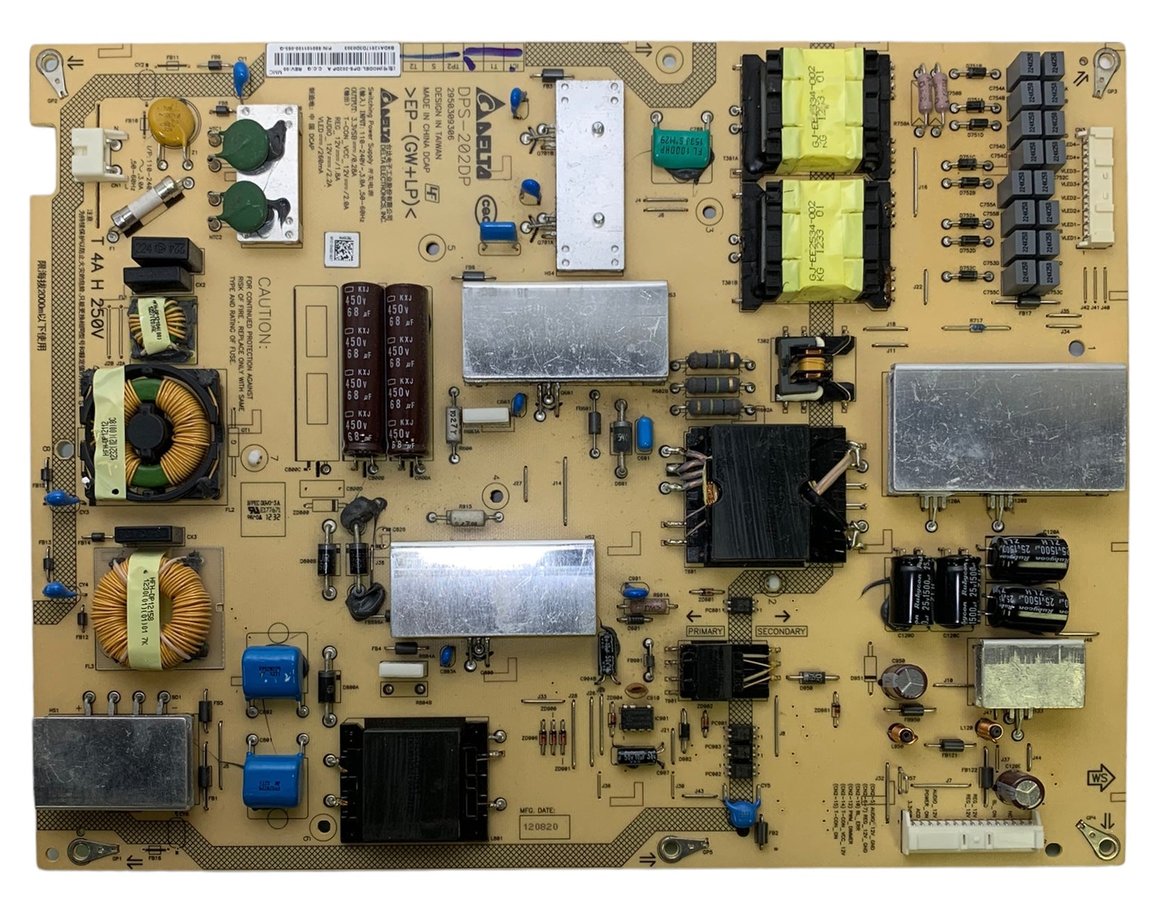 Sony 1-895-315-11 (880101100-065-G) GE60 Power Supply for KDL-60EX645