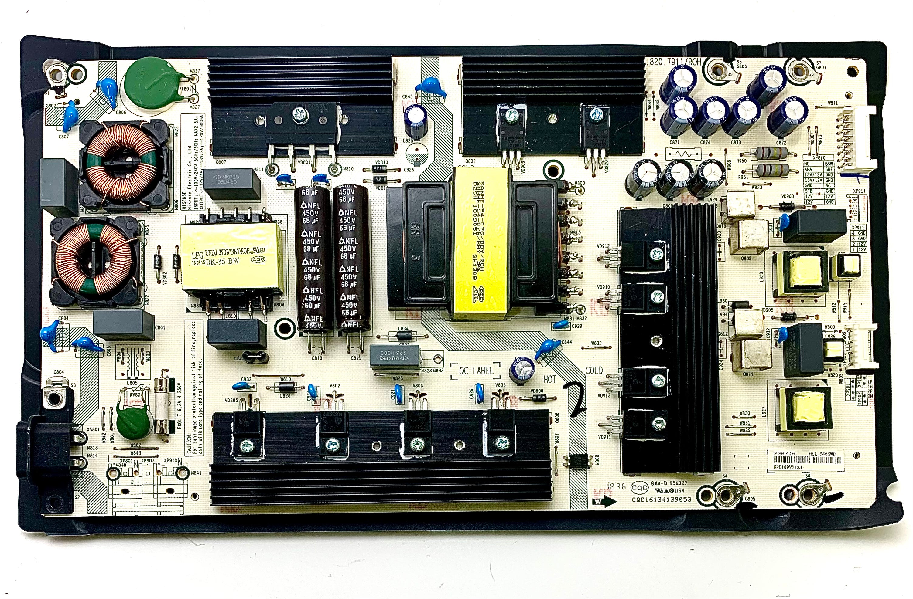 Sharp 239778 Power Supply / LED Board