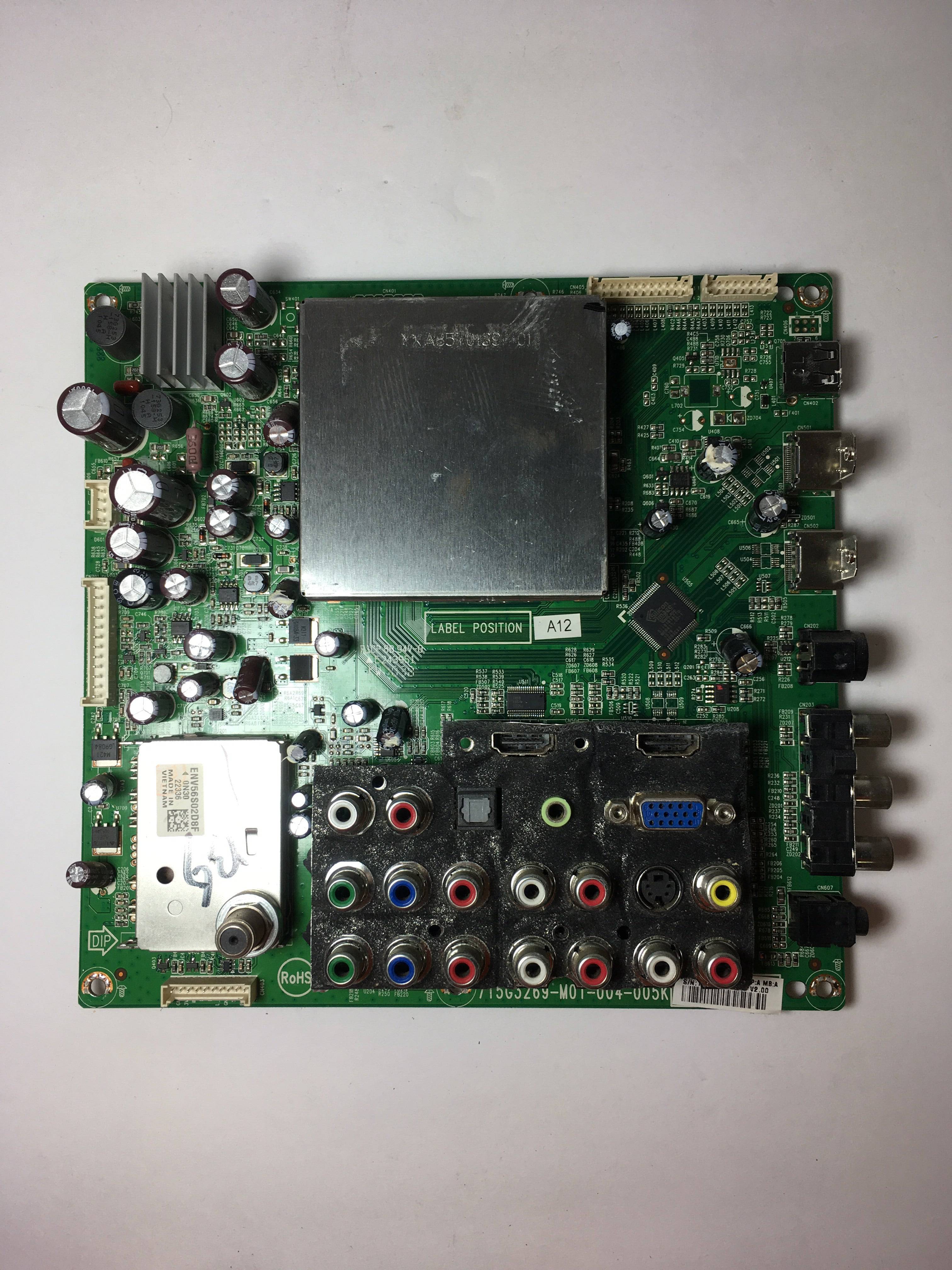 Dynex 756TXACBZK02202 Main Board for DX-40L150A11