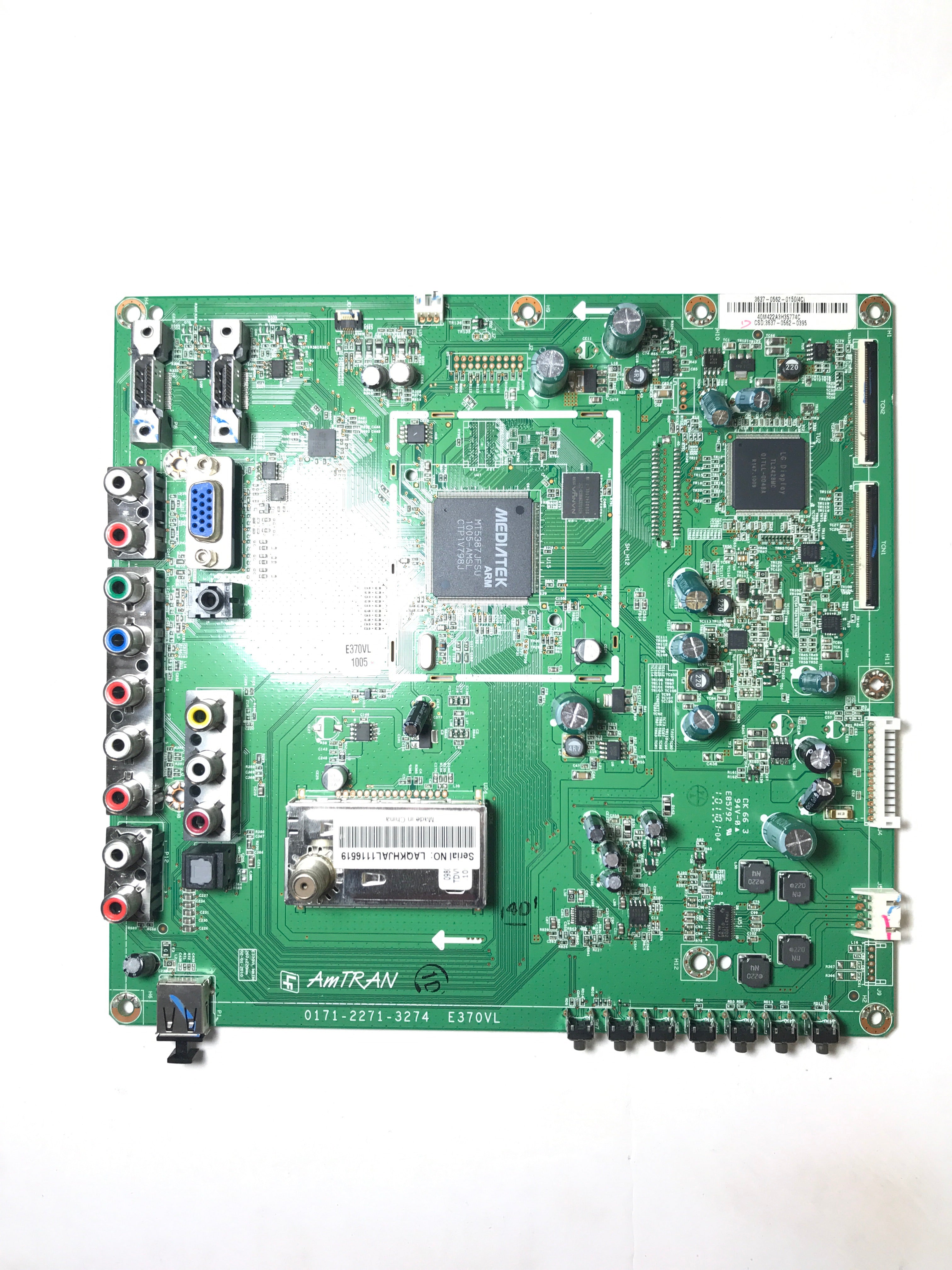 Vizio 3637-0562-0150 (0171-2271-3274) Main Board for E370VL