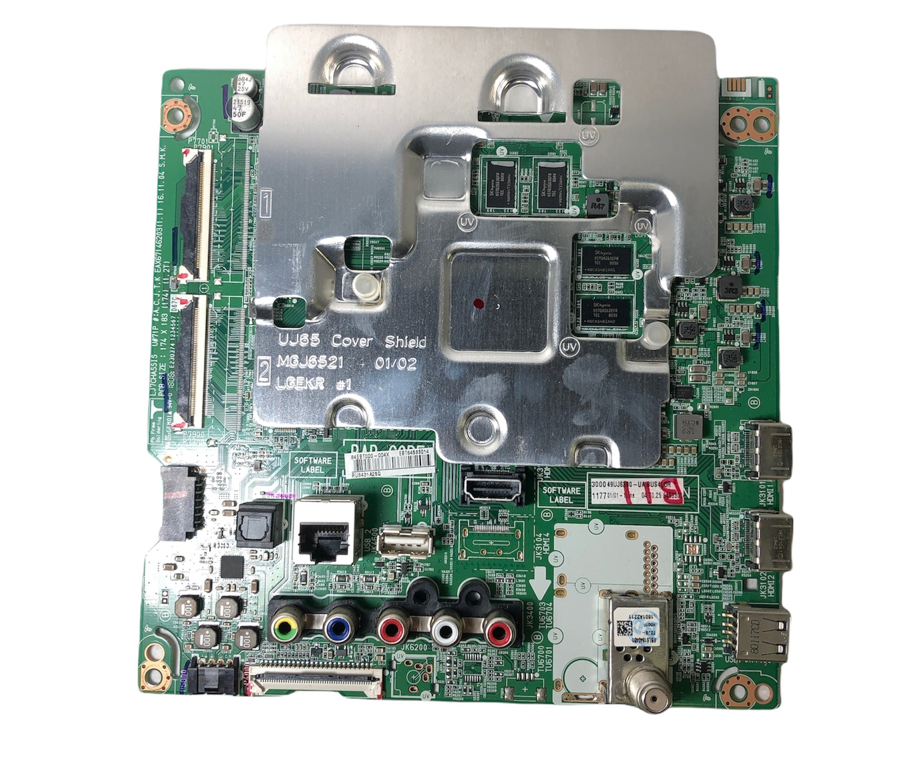 LG EBT64533014 Main Board for 49UJ6300-UA.BUS4LOR 49UJ6300-UA.BUS4LJR