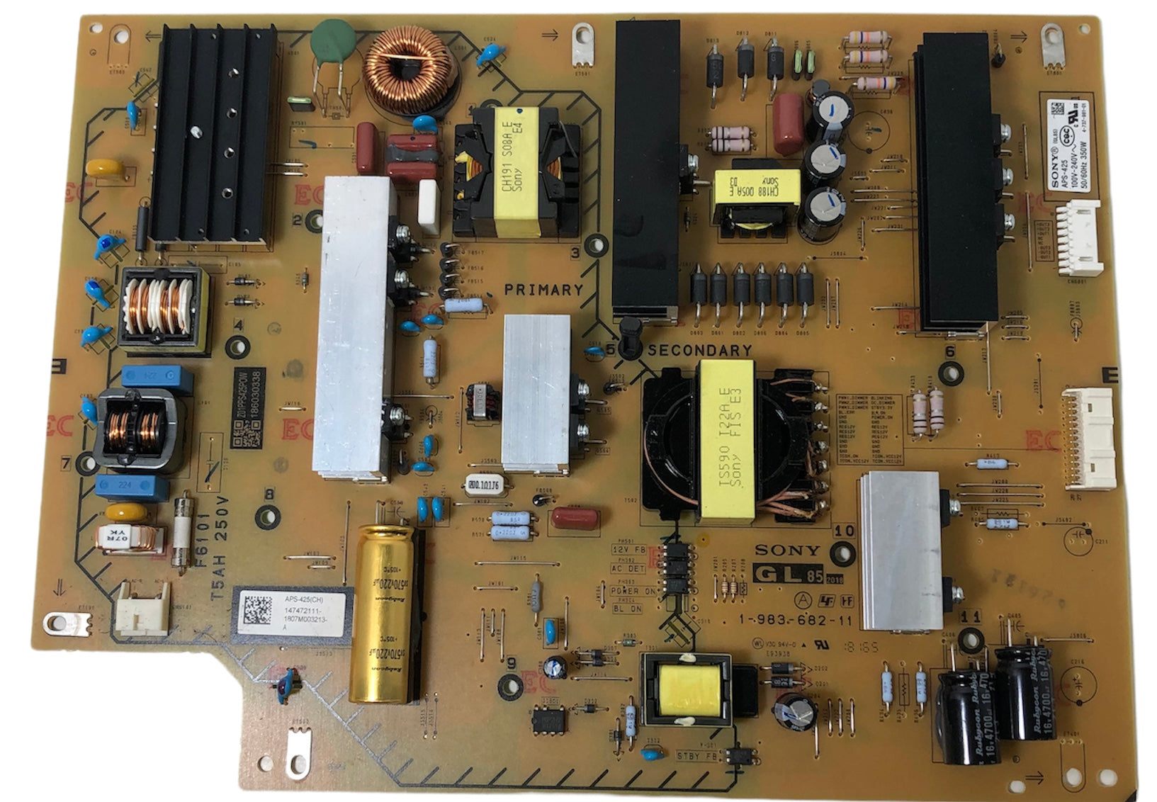 Sony 1-474-721-11 Power Supply Board