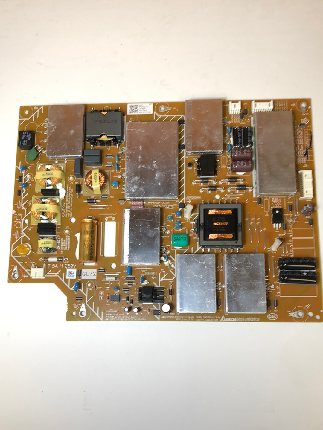 Sony 1-474-685-11 GL72 Static Converter Power Supply Board