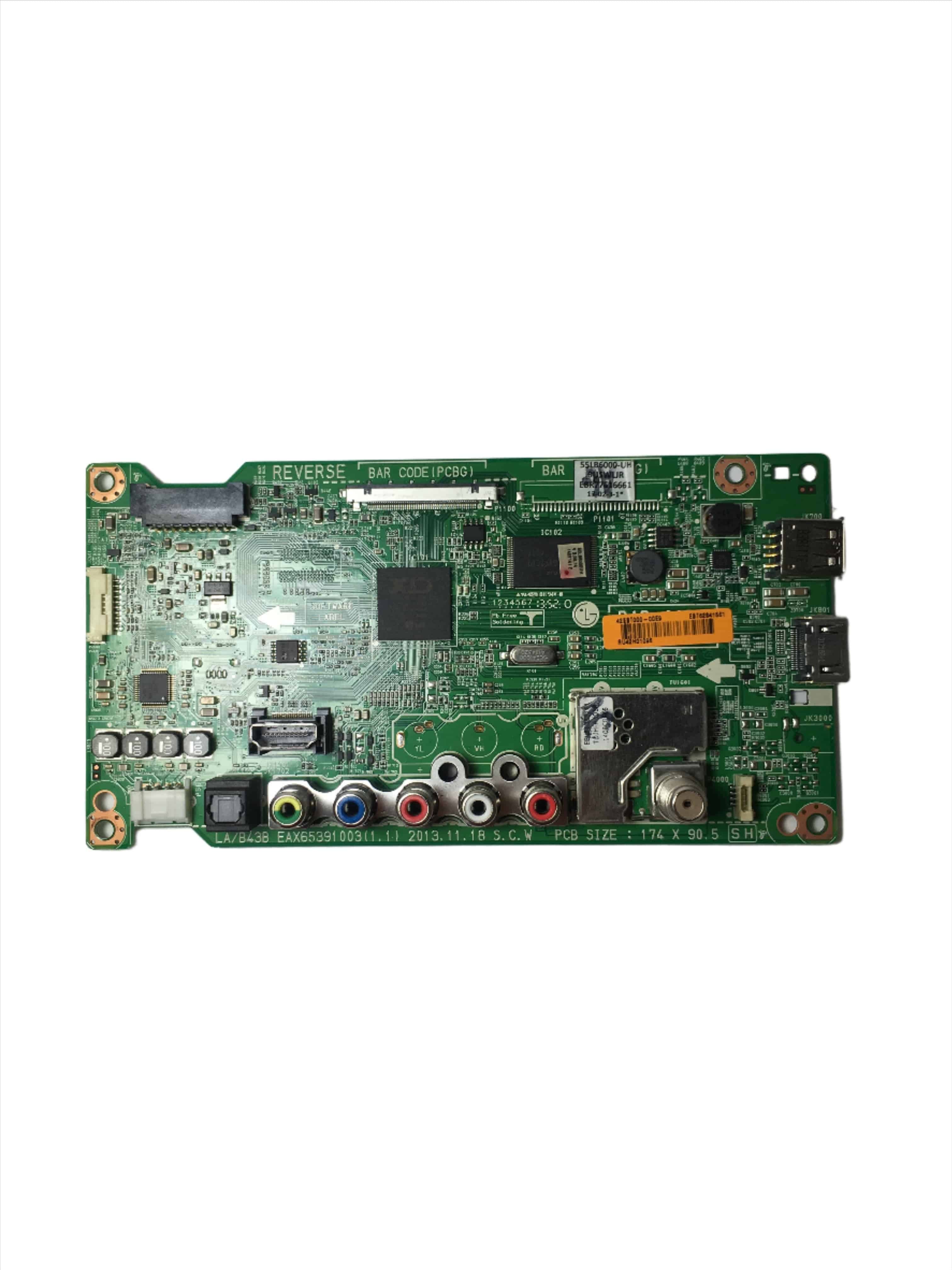 LG EBT62841561 Main Board for 55LB6000-UH.BUSWLJR