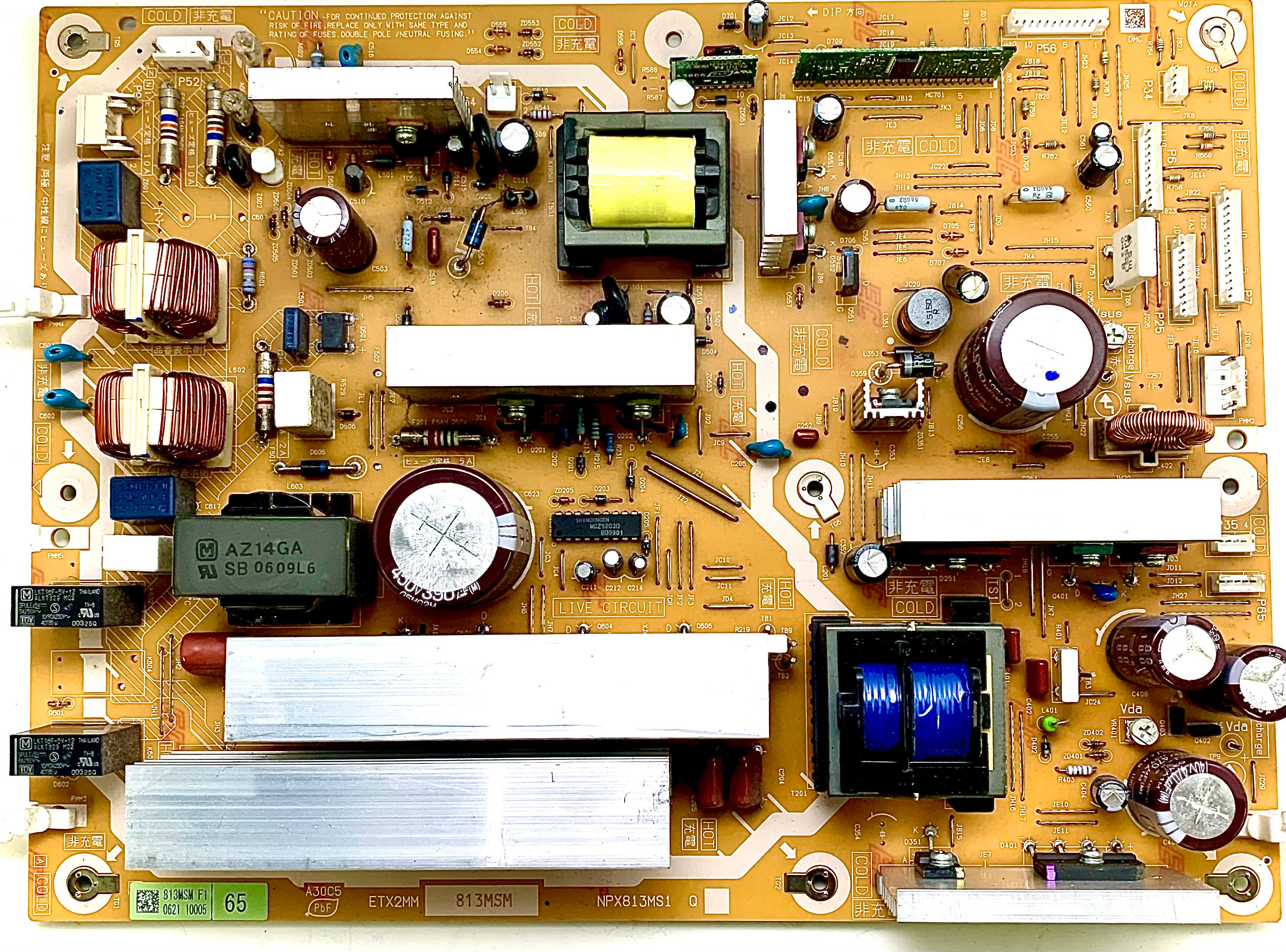 Panasonic ETX2MM813MSM (NPX813MS1) Power Supply for TC-P65S2