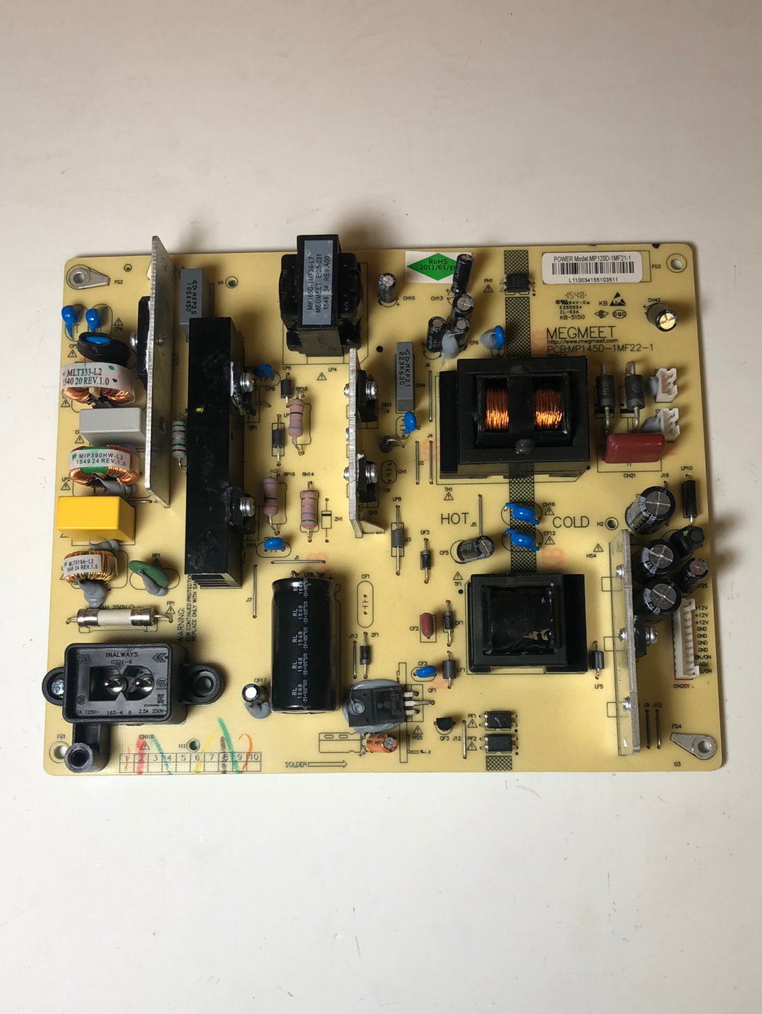 Hitachi 850120439 (MP120D-1MF21-1) Power Supply