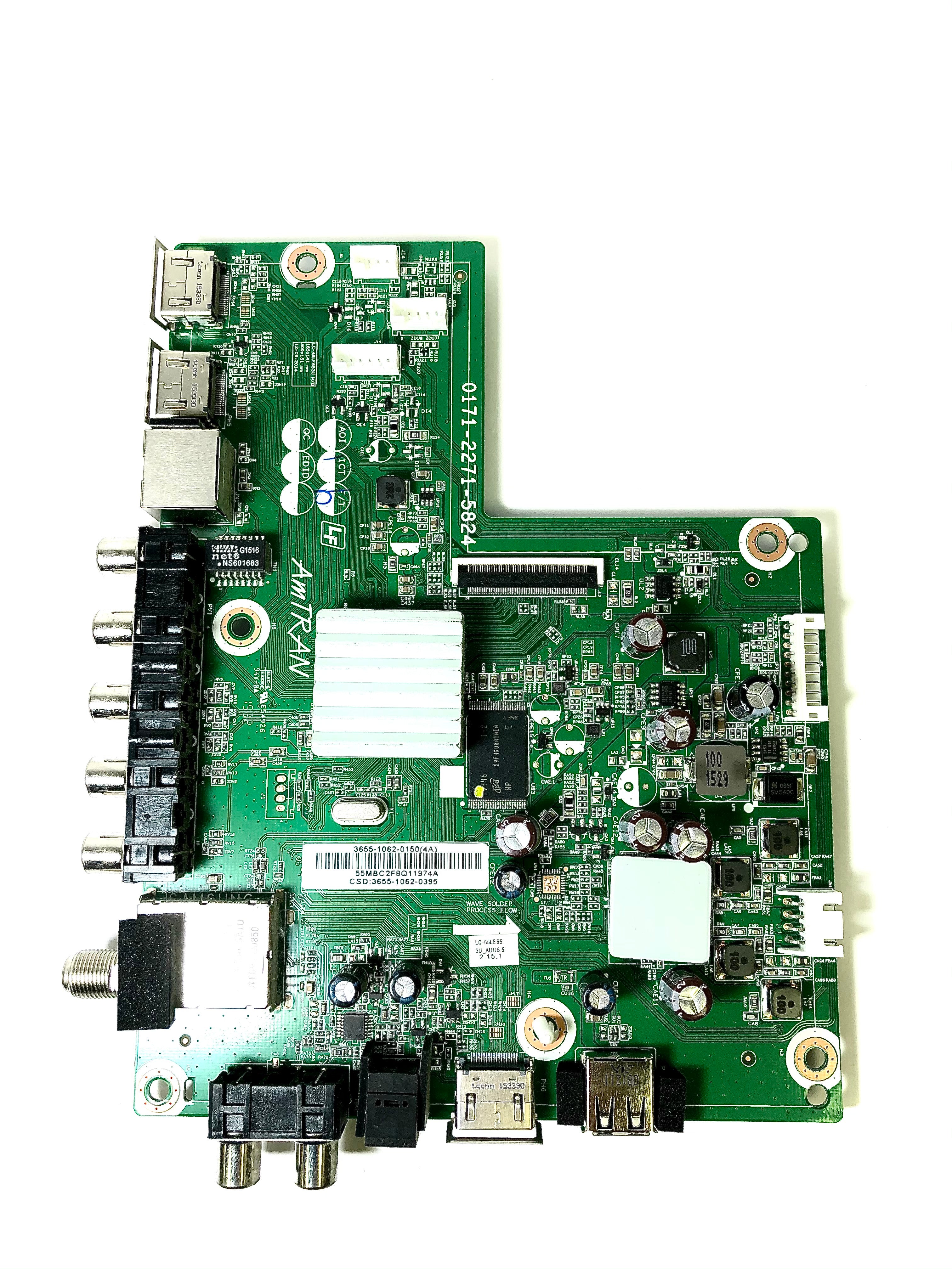 Sharp 9LE365510620395 Main Board for LC-55LE653U