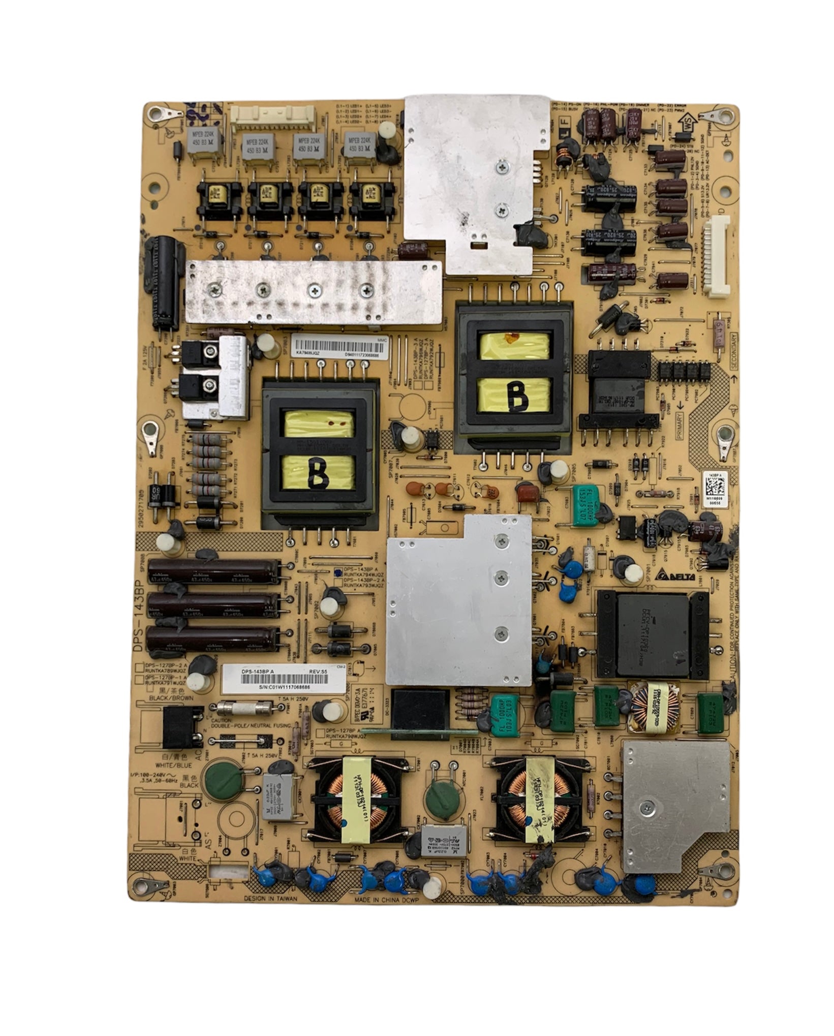 Sharp RUNTKA794WJQZ Power Supply / Backlight Inverter for LC-52LE830U