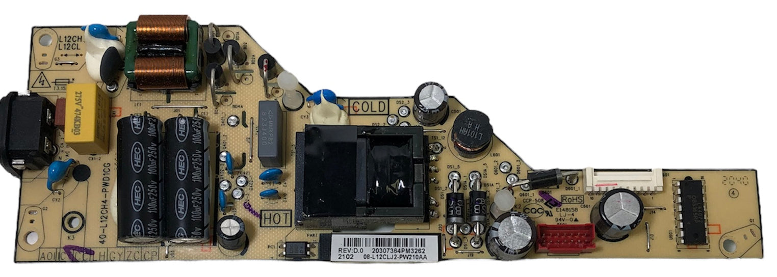 TCL 08-L12CLJ2-PW210AA Power Supply Board/LED Driver