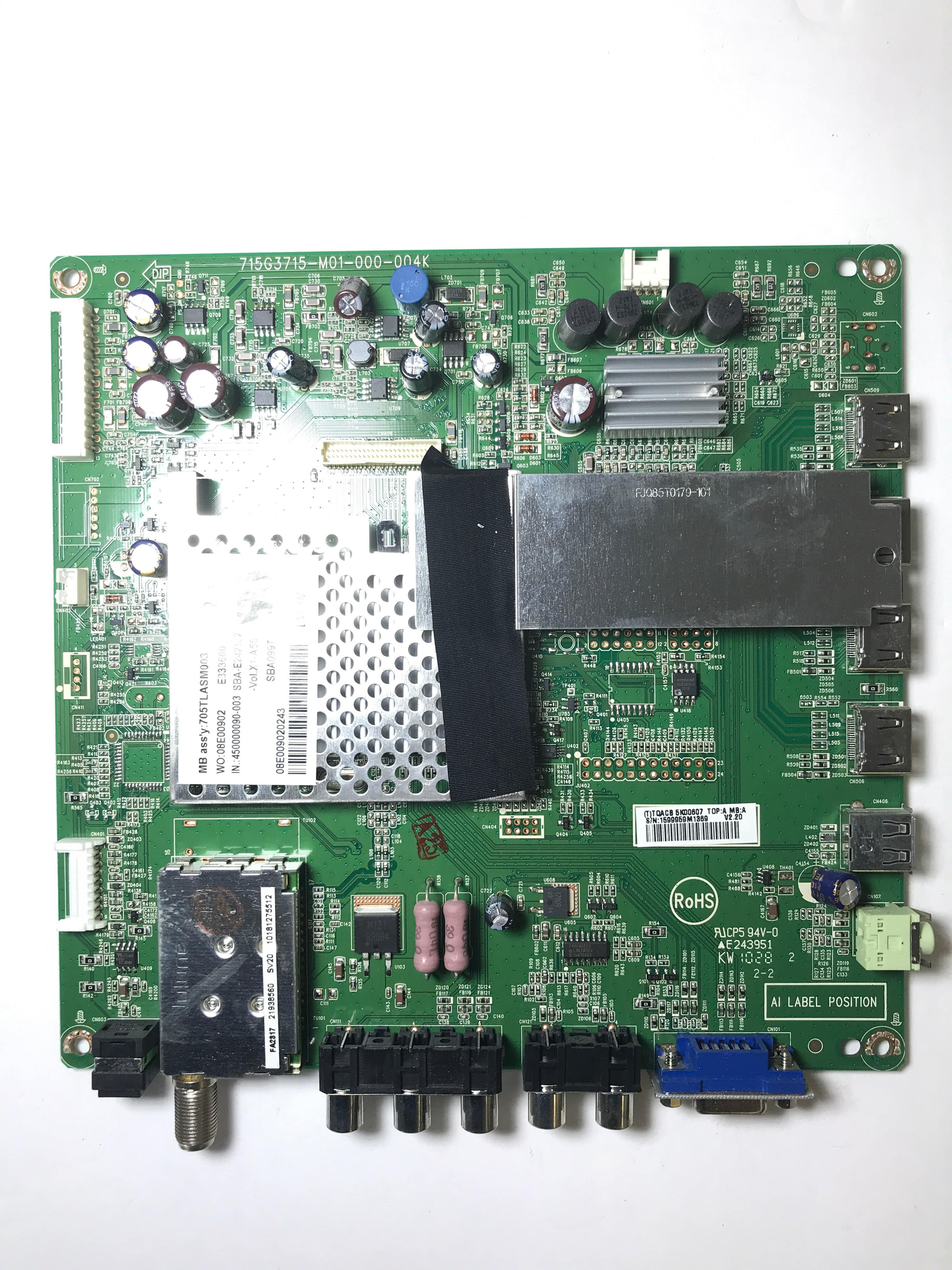 Vizio CBPFTQACB5K006 Main Board for E370VA