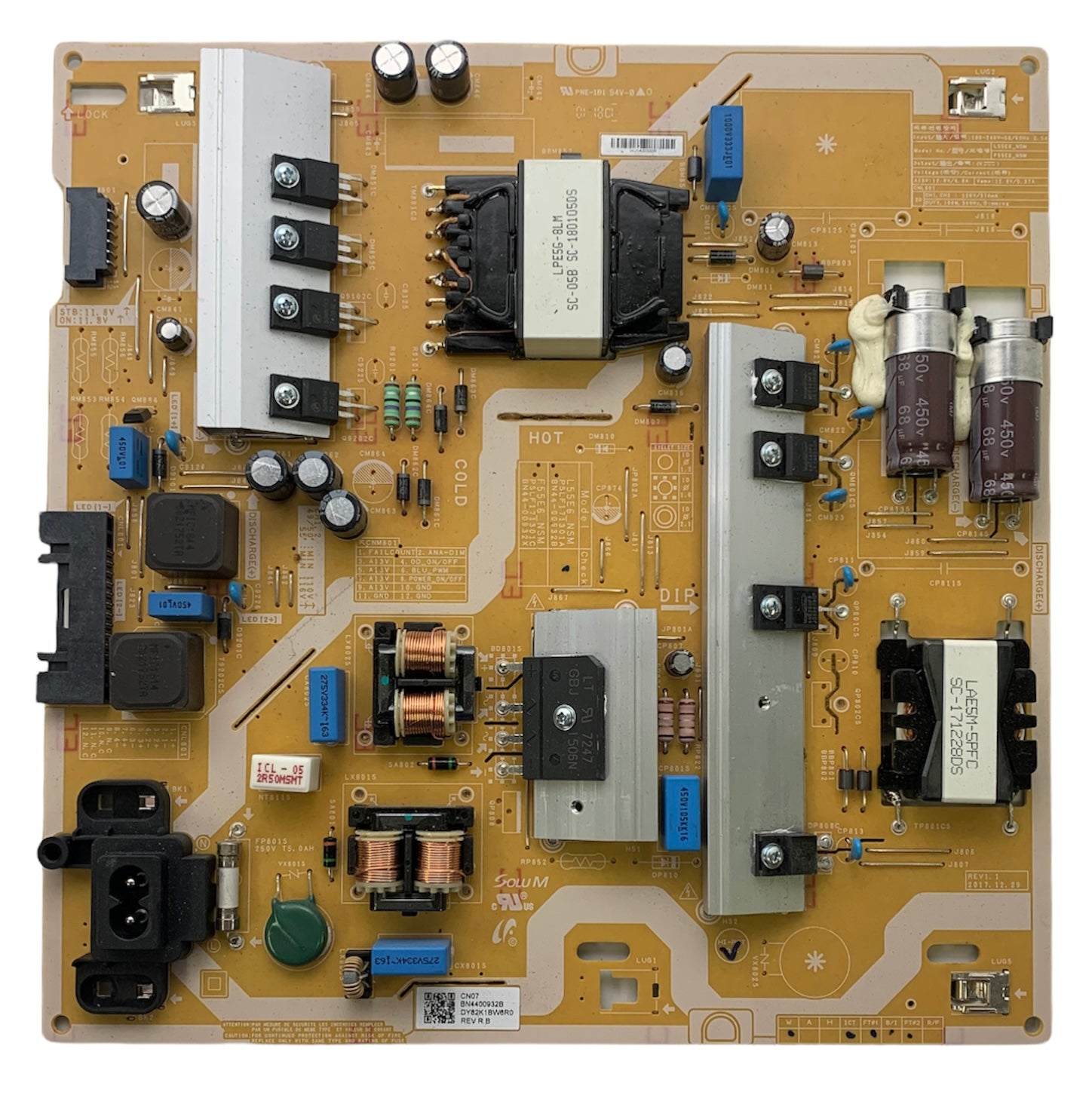Samsung BN44-00932B Power Supply / LED Board