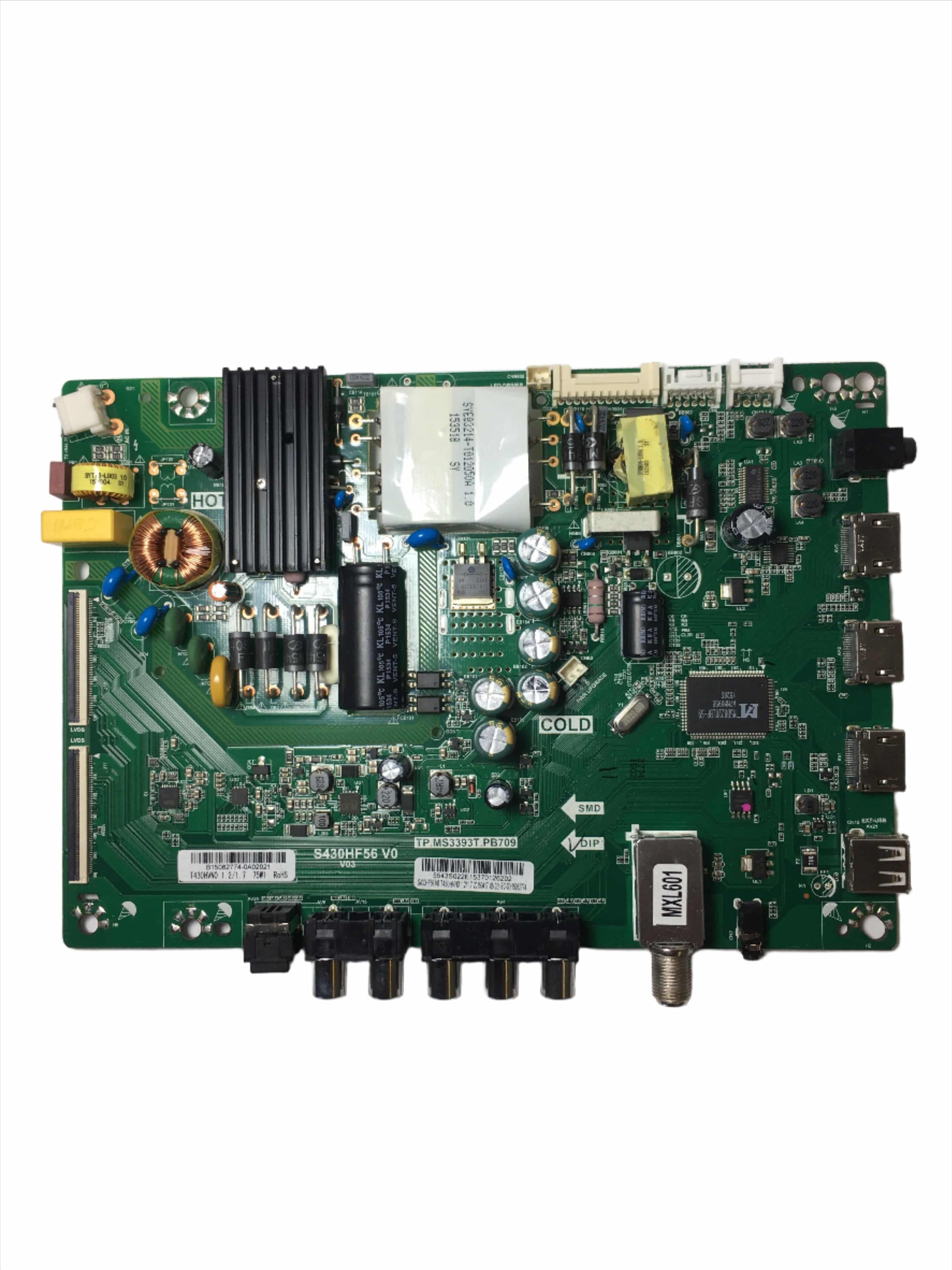 Insignia 55.43S02.2E1 Main Board for NS-43D420NA16 Rev B
