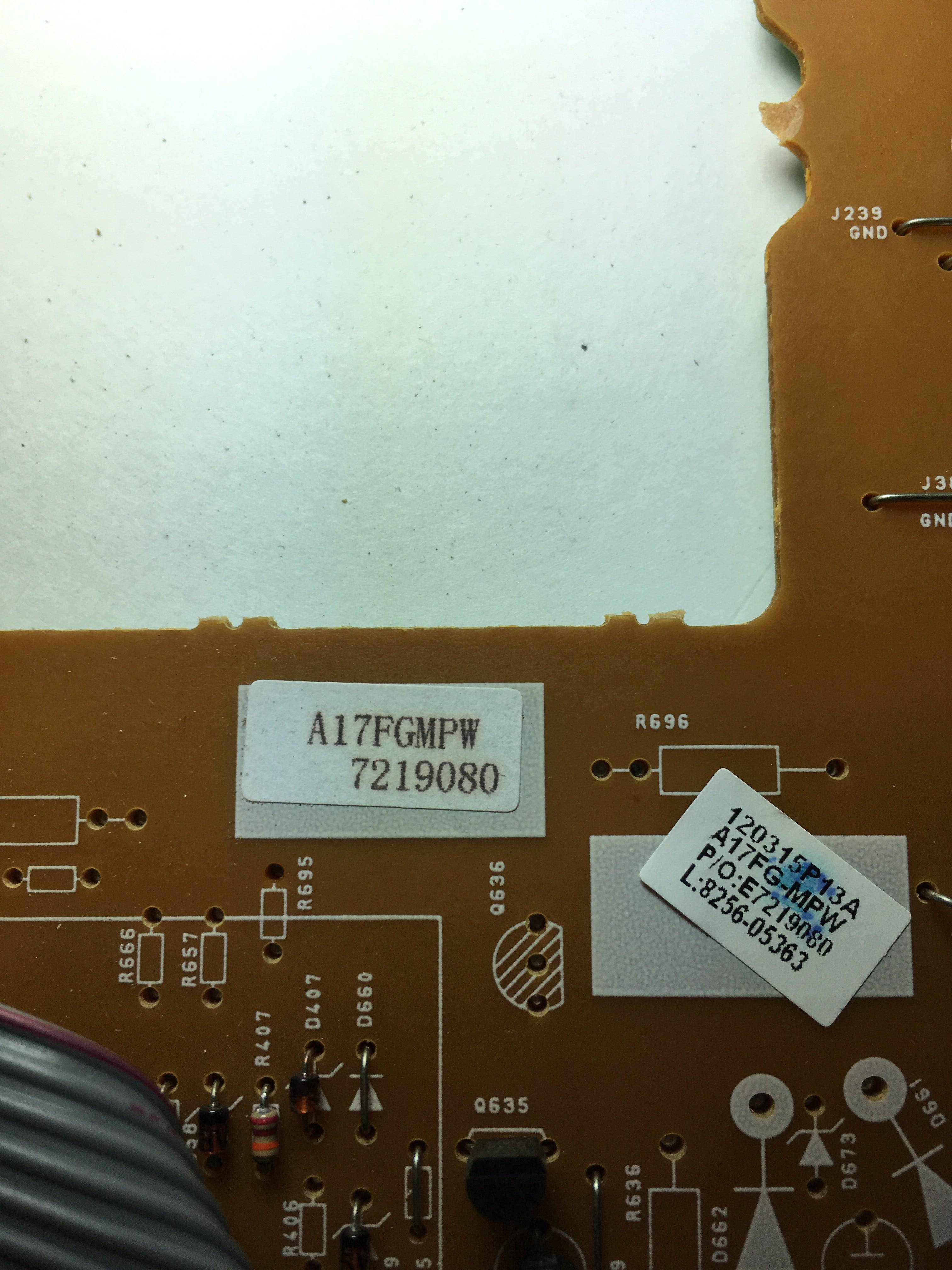 Philips A17FGMPW-001 (A17FGMPW) Main Board for 32PFL3506/F7