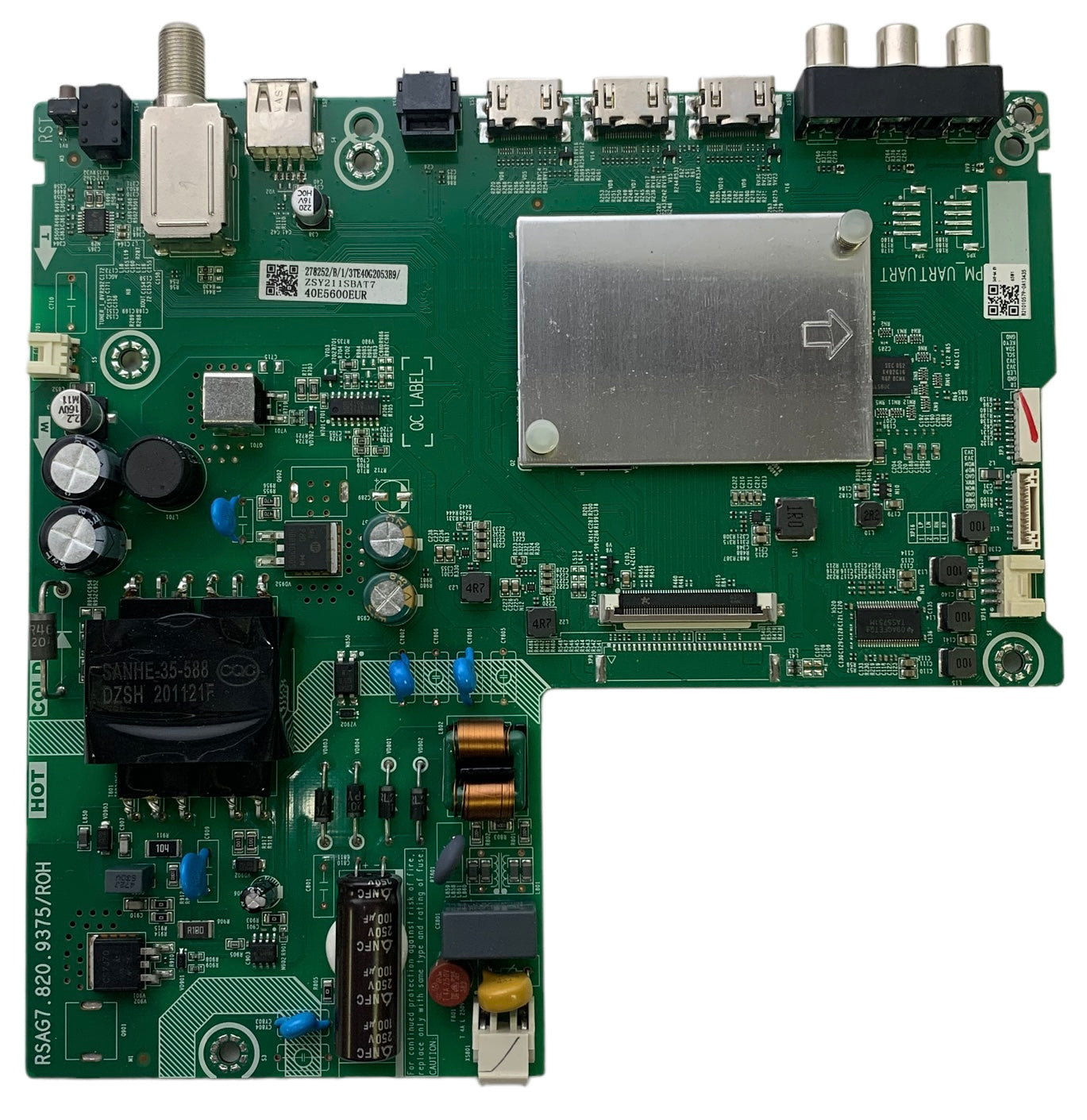 Hisense 278252 RSAG7.820.9375/ROH Main Board 40H4030F1