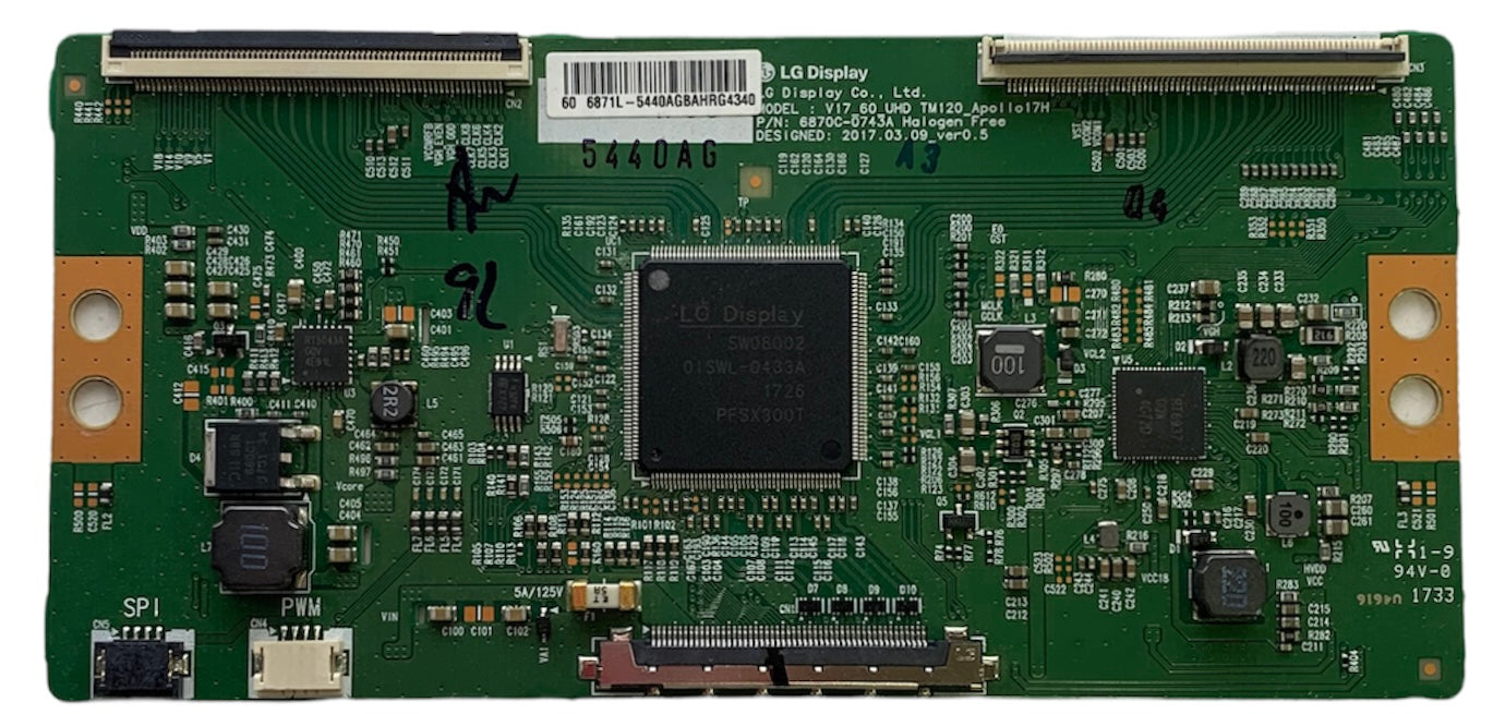 Hitachi Hisense 6871L-5440A (6870C-0743A) T-Con Board