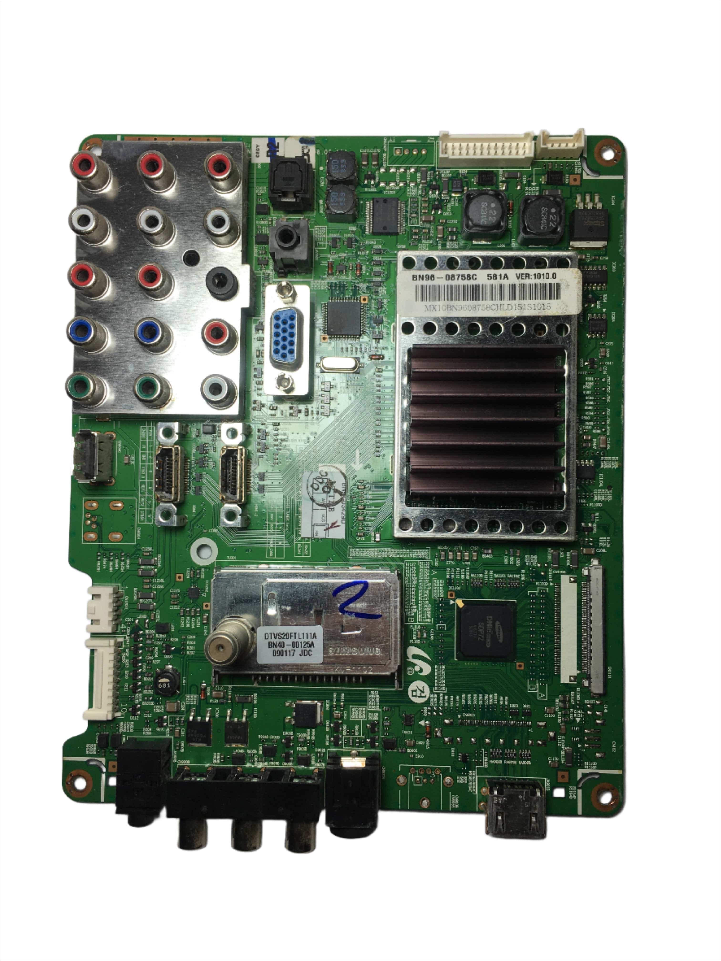 Samsung BN96-08758C (BN41-00975C) Main Board for LN40A530P1FXZA