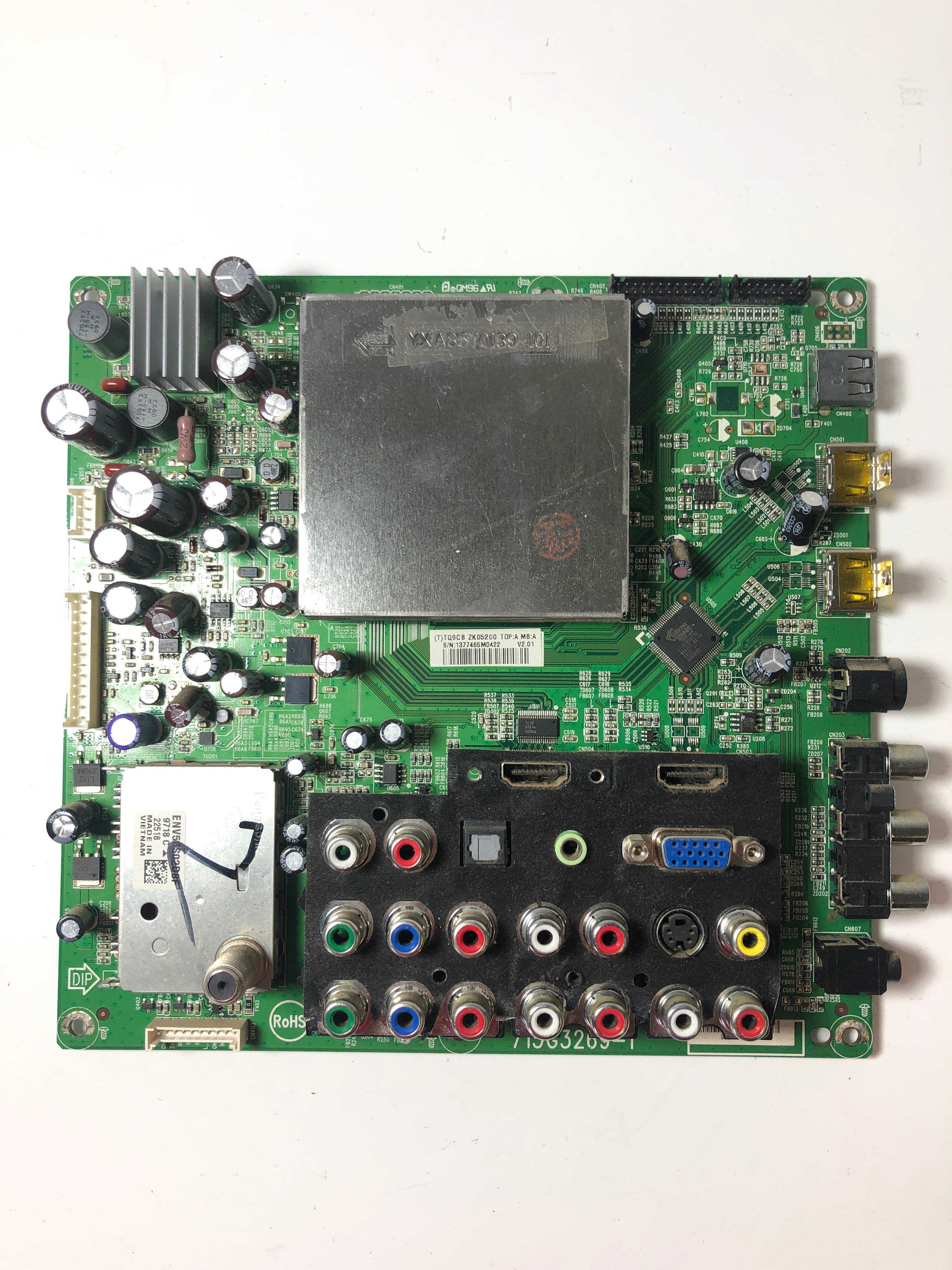 Insignia 756TQ9CBZK05200 Main Board for NS-L47Q09-10A