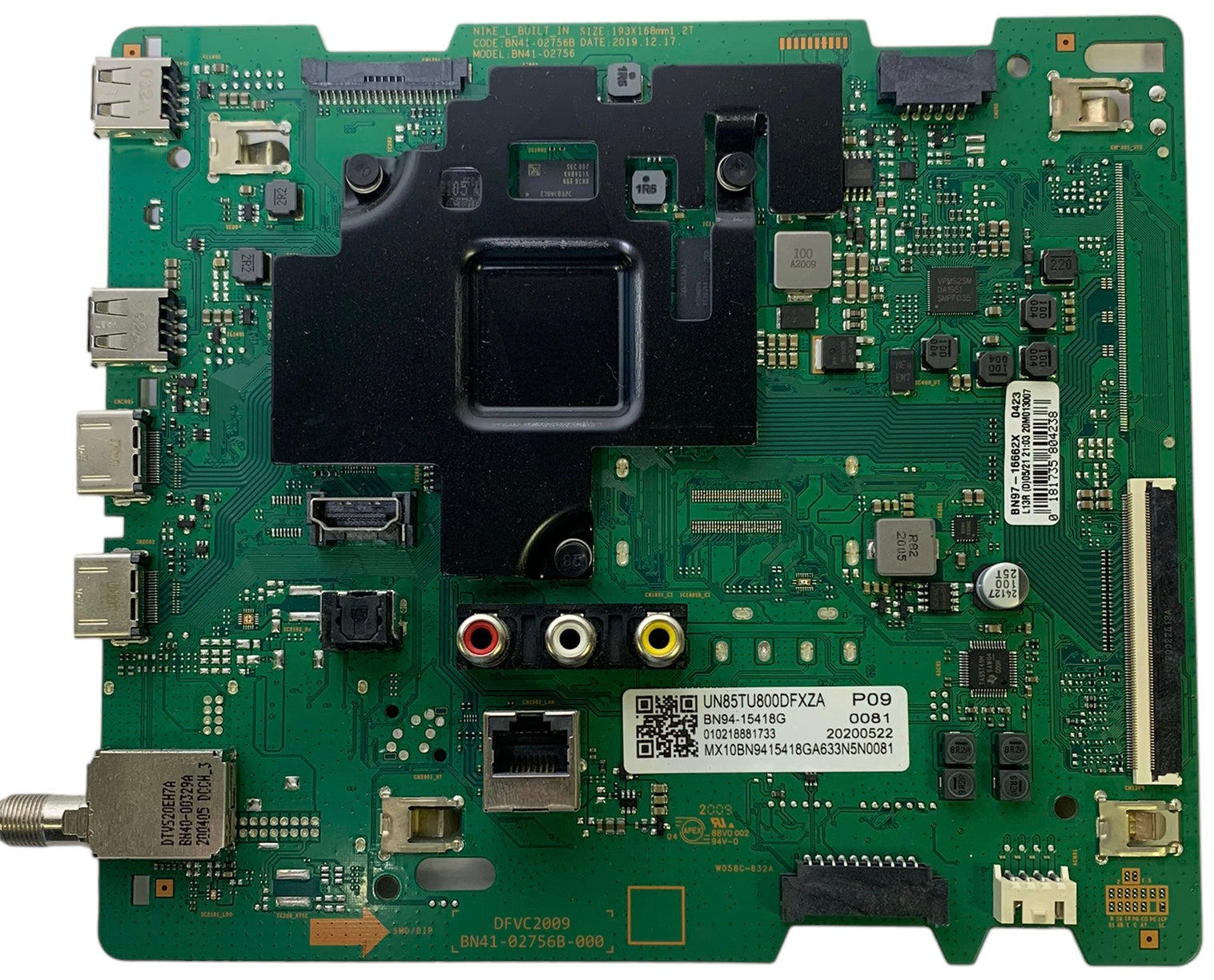Samsung BN94-15418G Main Board for UN85TU8000FXZA (CA01 Version)