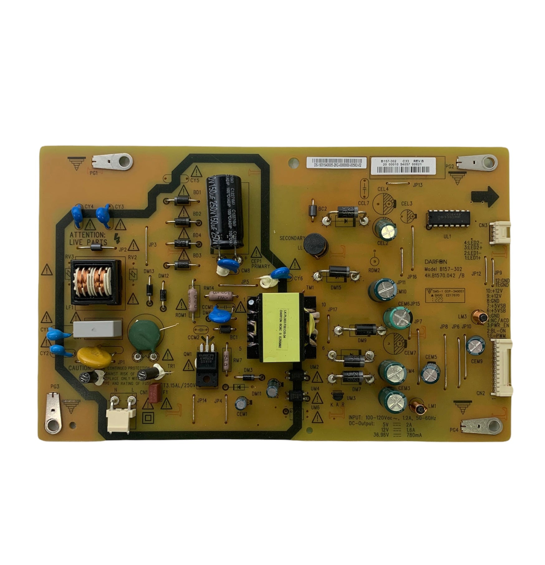 Insignia 19.31S40.005 (B157-302) Power Supply / LED Board