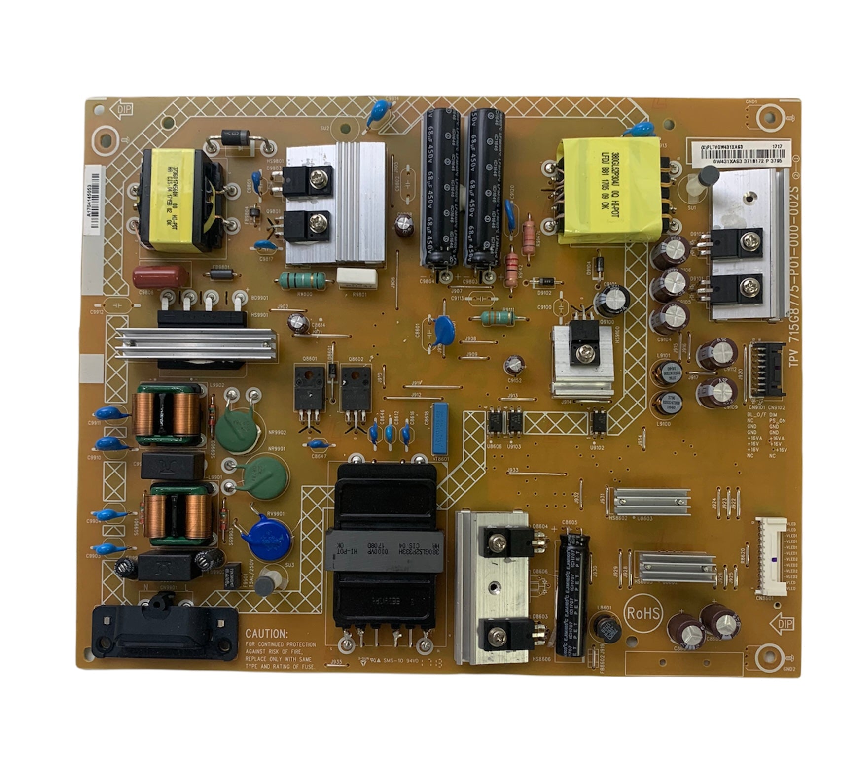 Insignia PLTVGW431XAS3 Power Supply Board