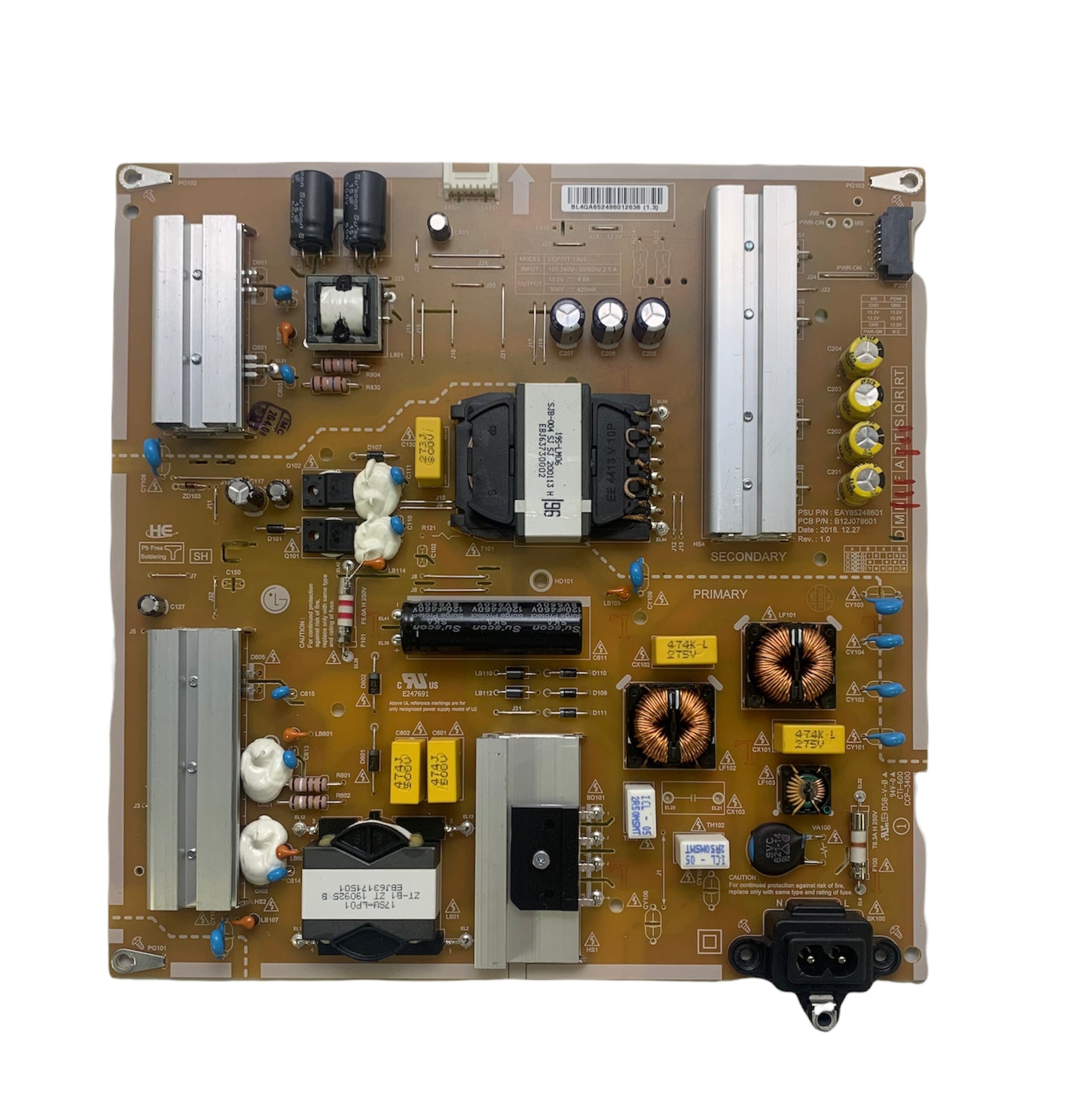 LG EAY65248601 Power Supply/LED Driver Board