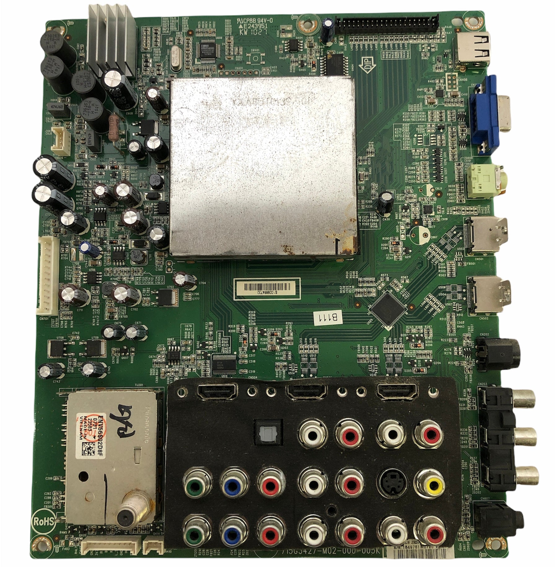 Insignia 756TX9CBZK07002 Main Board for NS-L55X-10A