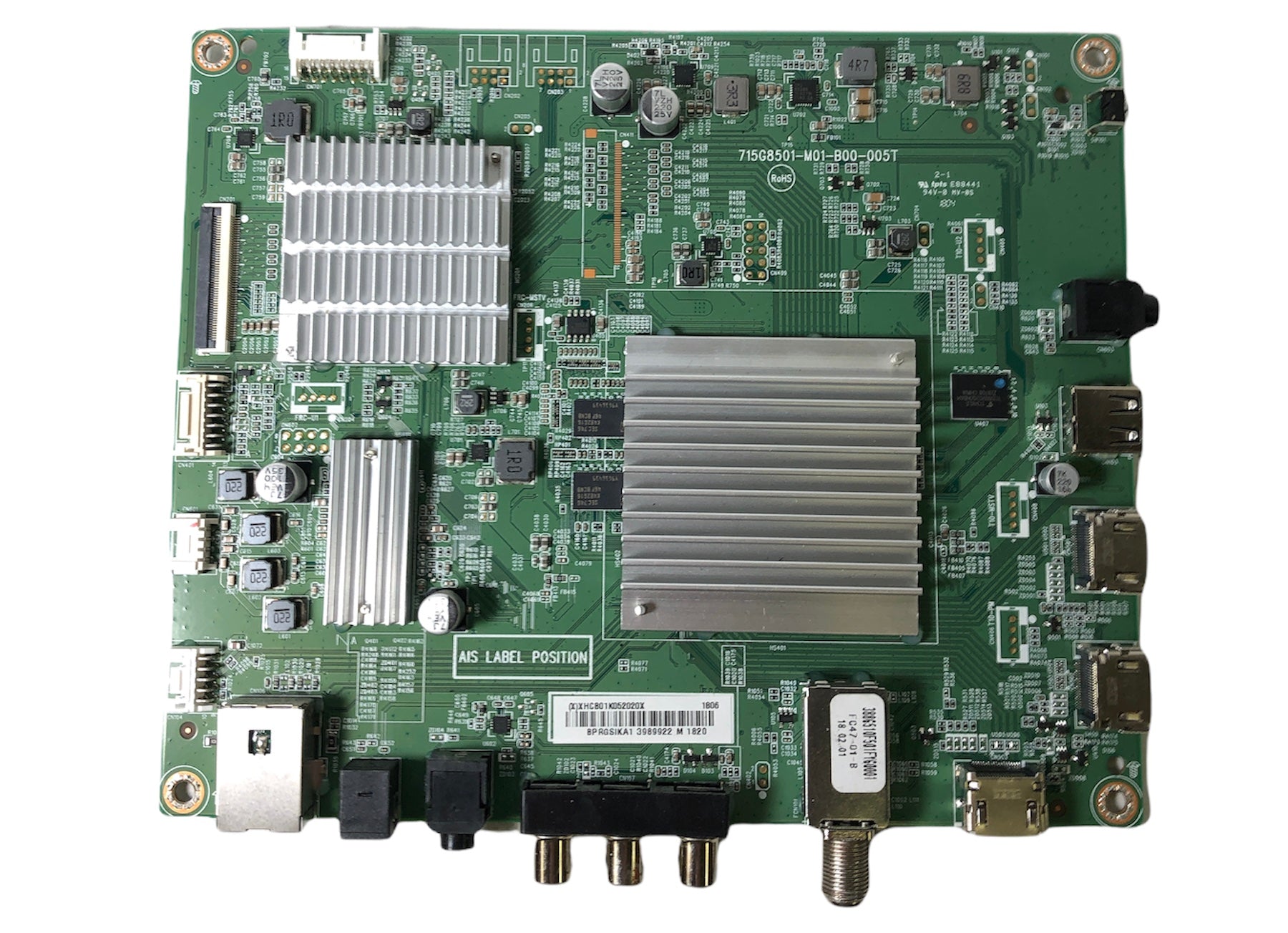 Insignia 756TXHCB01K052 Main Board for NS-55DR620NA18