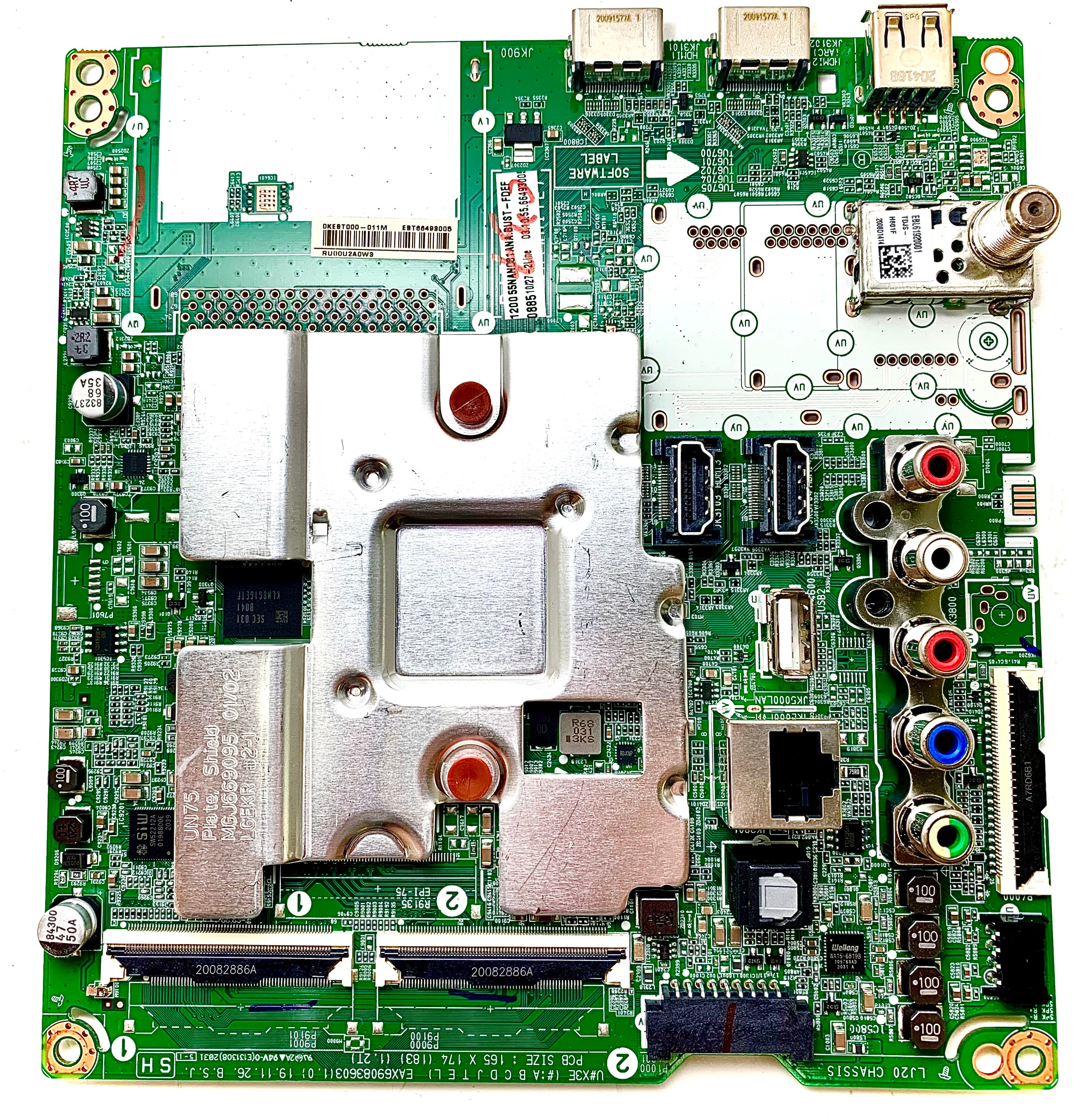 LG EBT66493005 Main Board for 55NAN081ANA