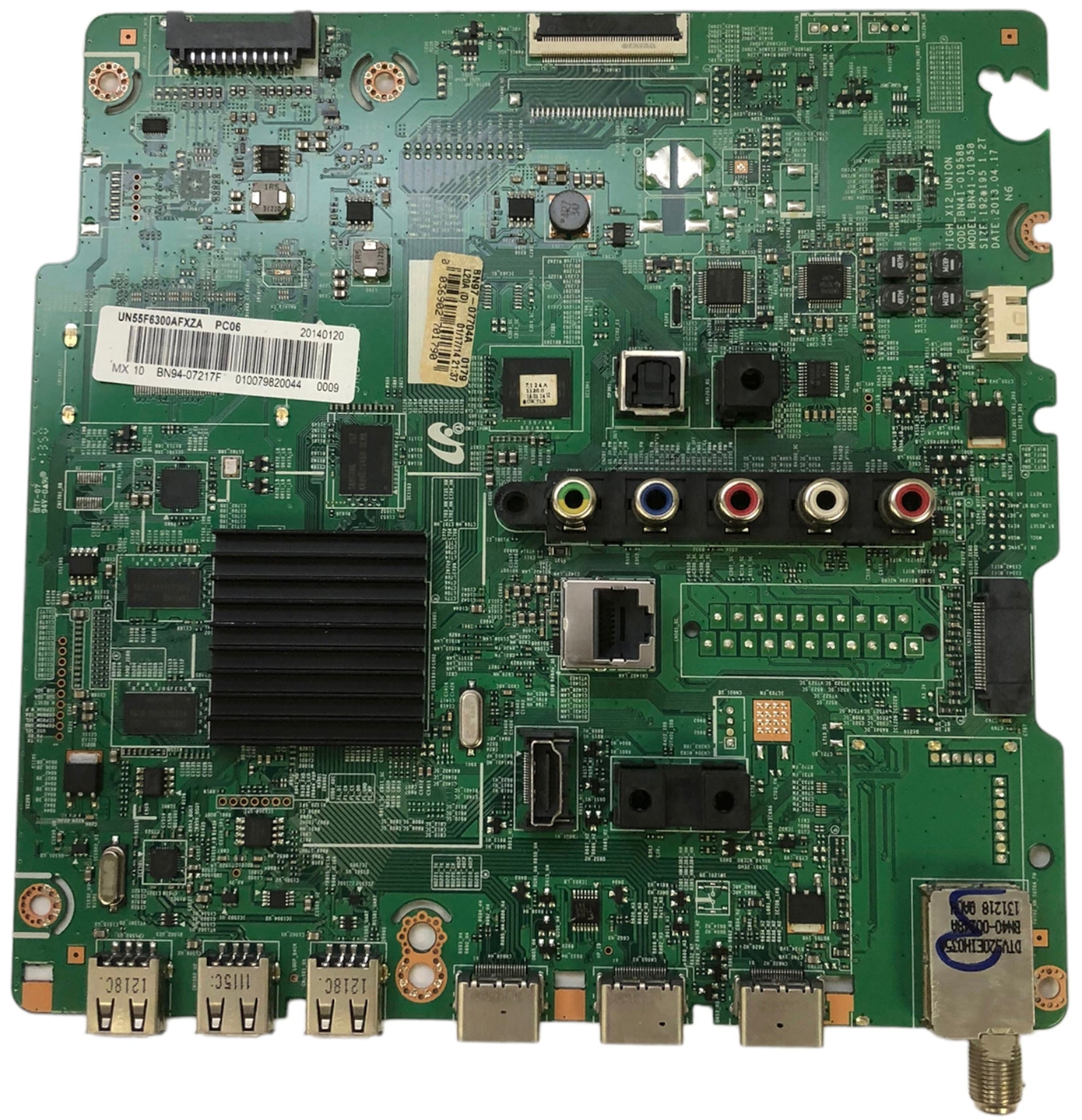 Samsung BN94-07217F Main Board for UN55F6300AFXZA (WH04)