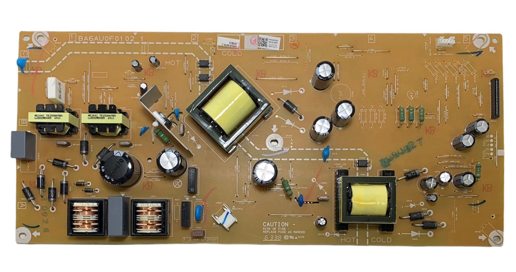 Emerson A6AU0MPW-001 Power Supply Board