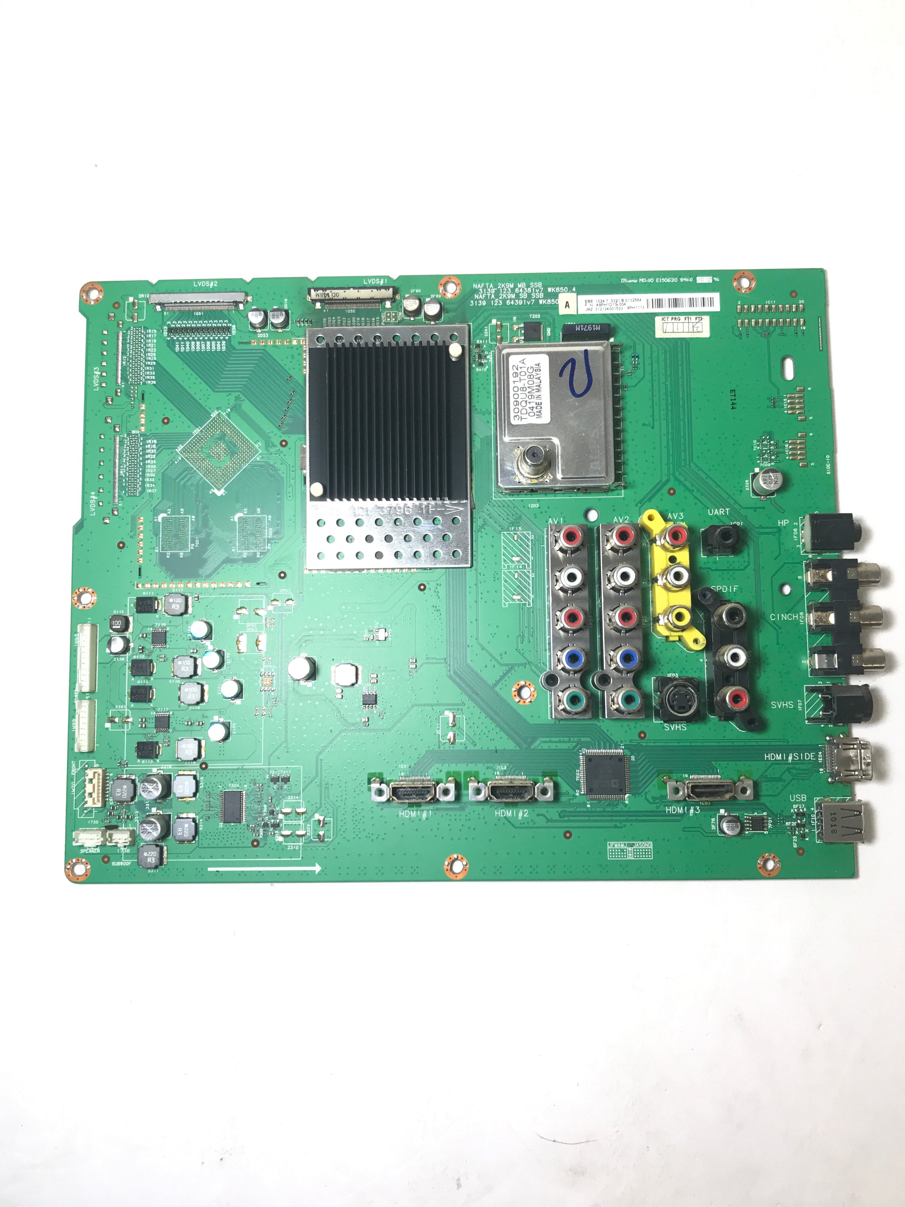 Philips 312124001523 (313912364381v7 WK850.4) SSB/Main Board