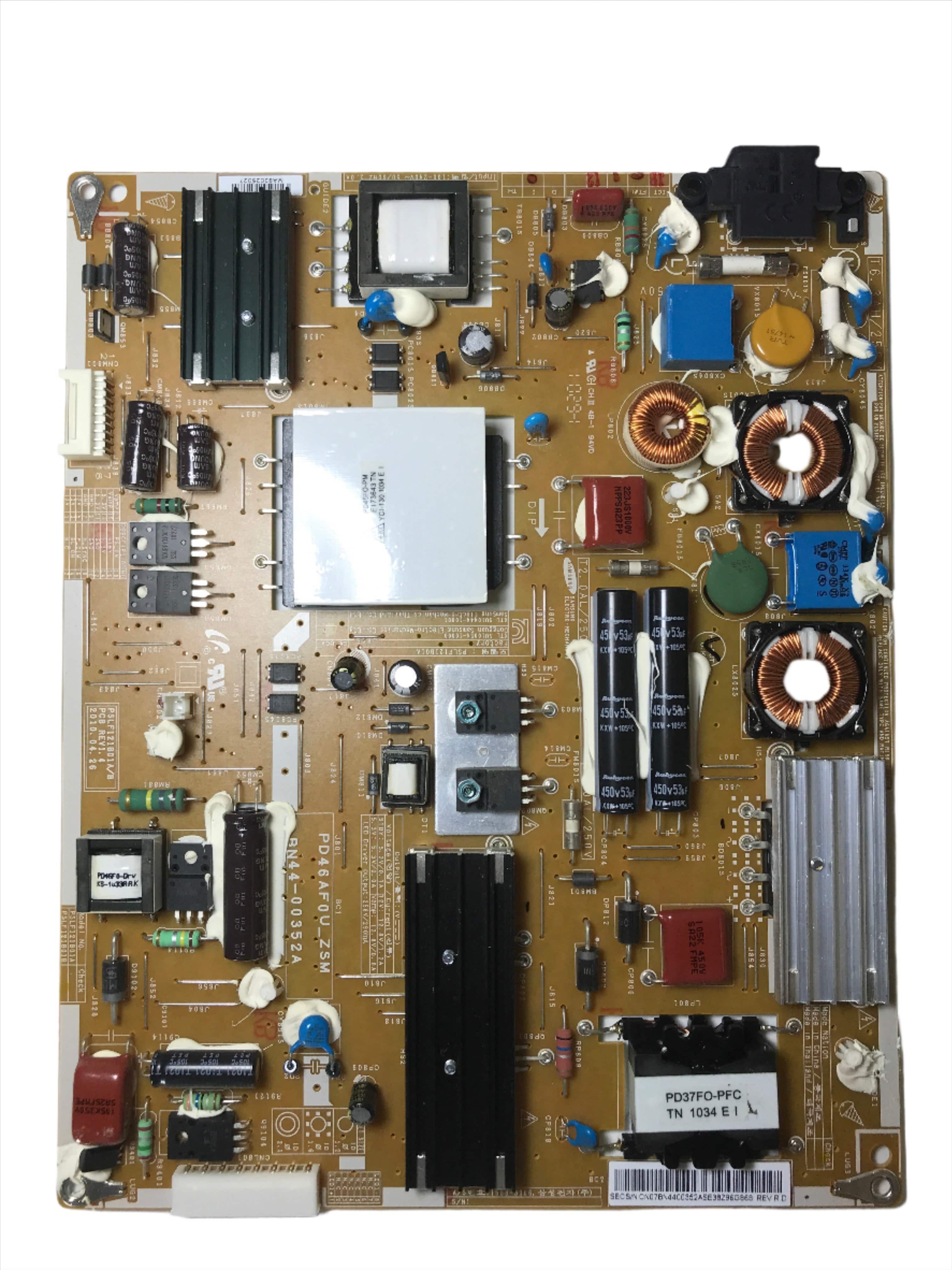 Samsung BN44-00352A Power Supply / LED Board for UN46C5000QFXZA