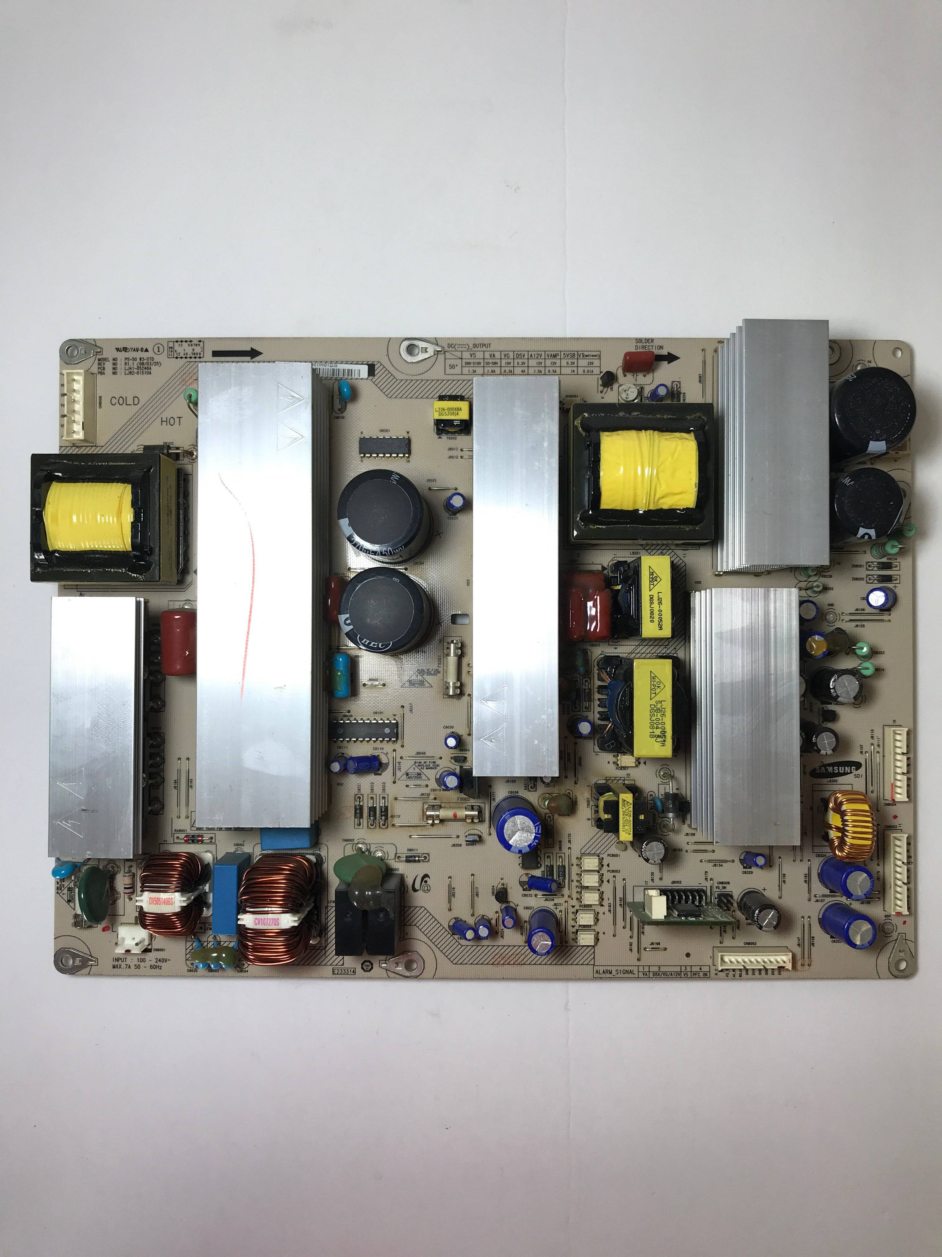 Sanyo LJ92-01510A Power Supply for DP50747