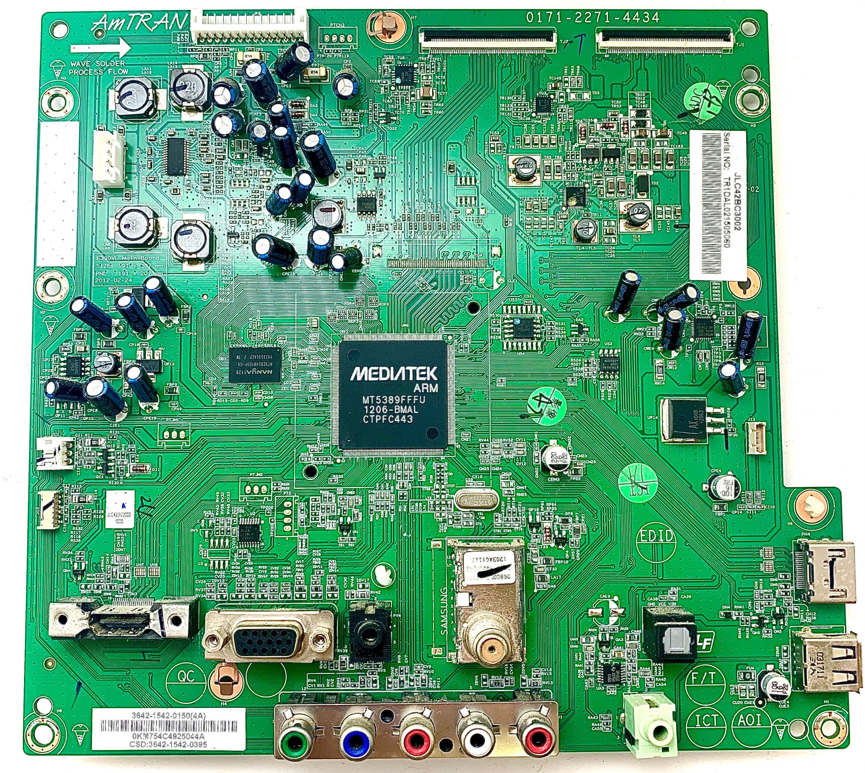 JVC 3642-1542-0150 (0171-2271-4435) Main Board for JLC42BC3002