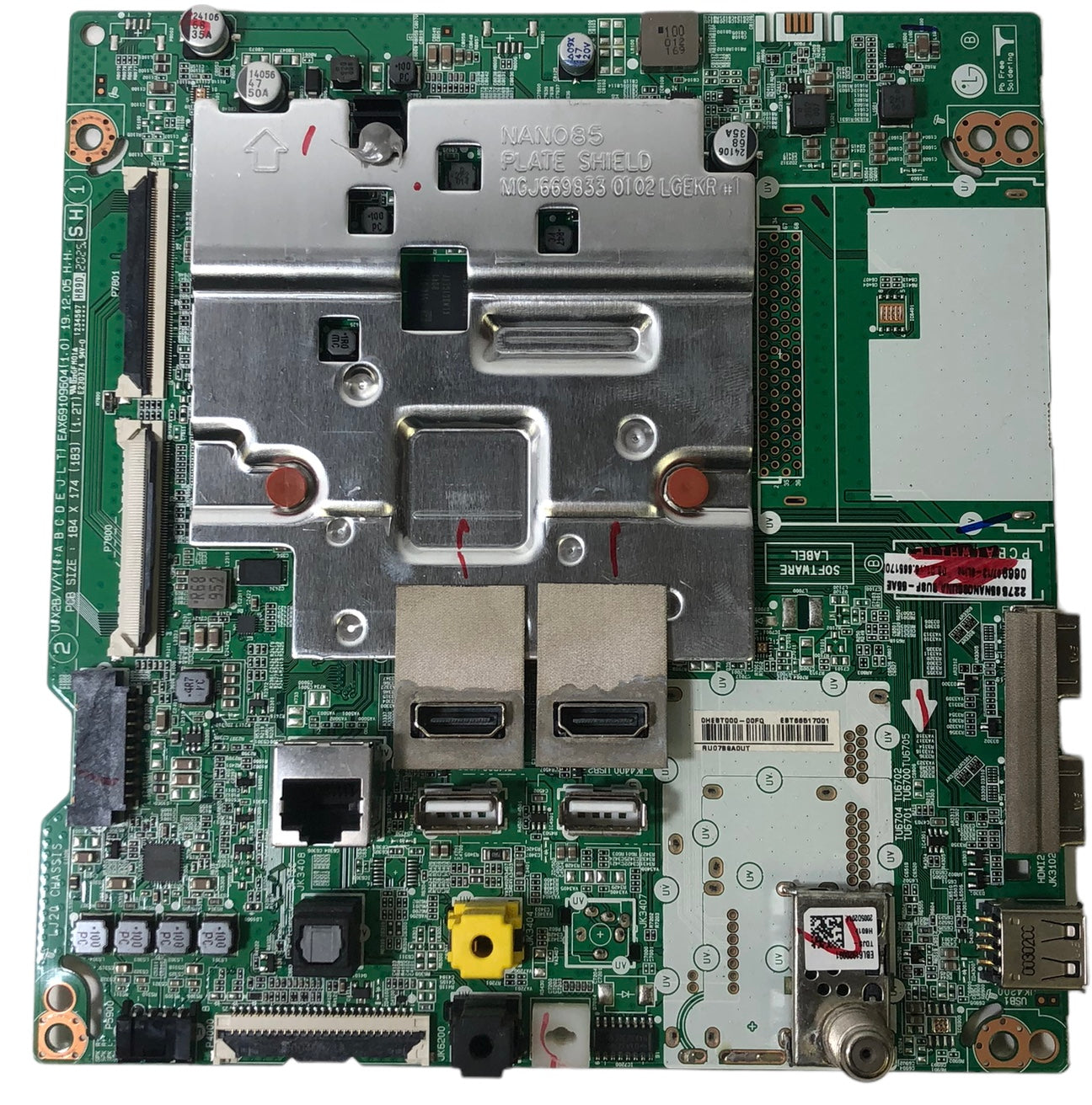 LG EBT66517001 Main Board for 65NANO85UNA
