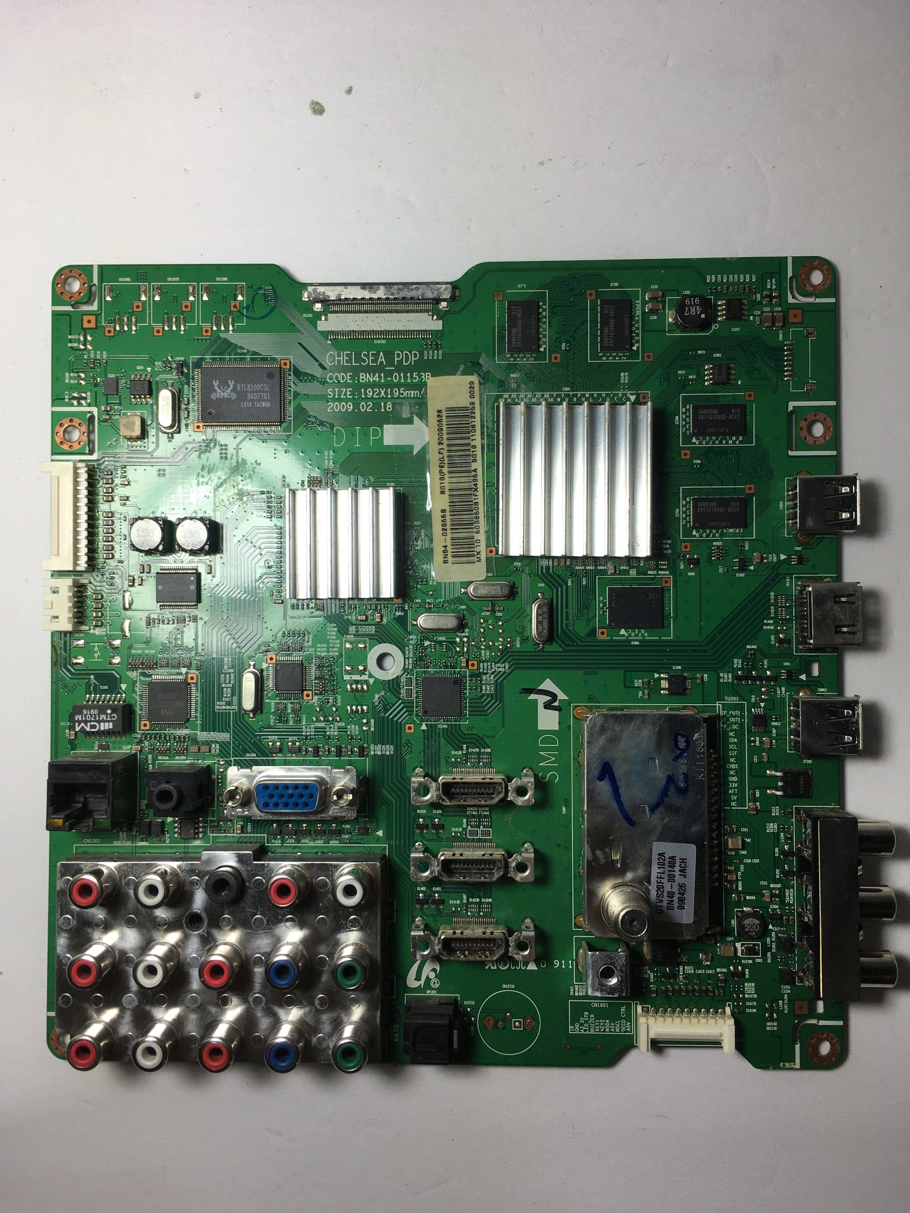 Samsung BN94-02856B (BN41-01153B) Main Board for PN58B650S1FXZA