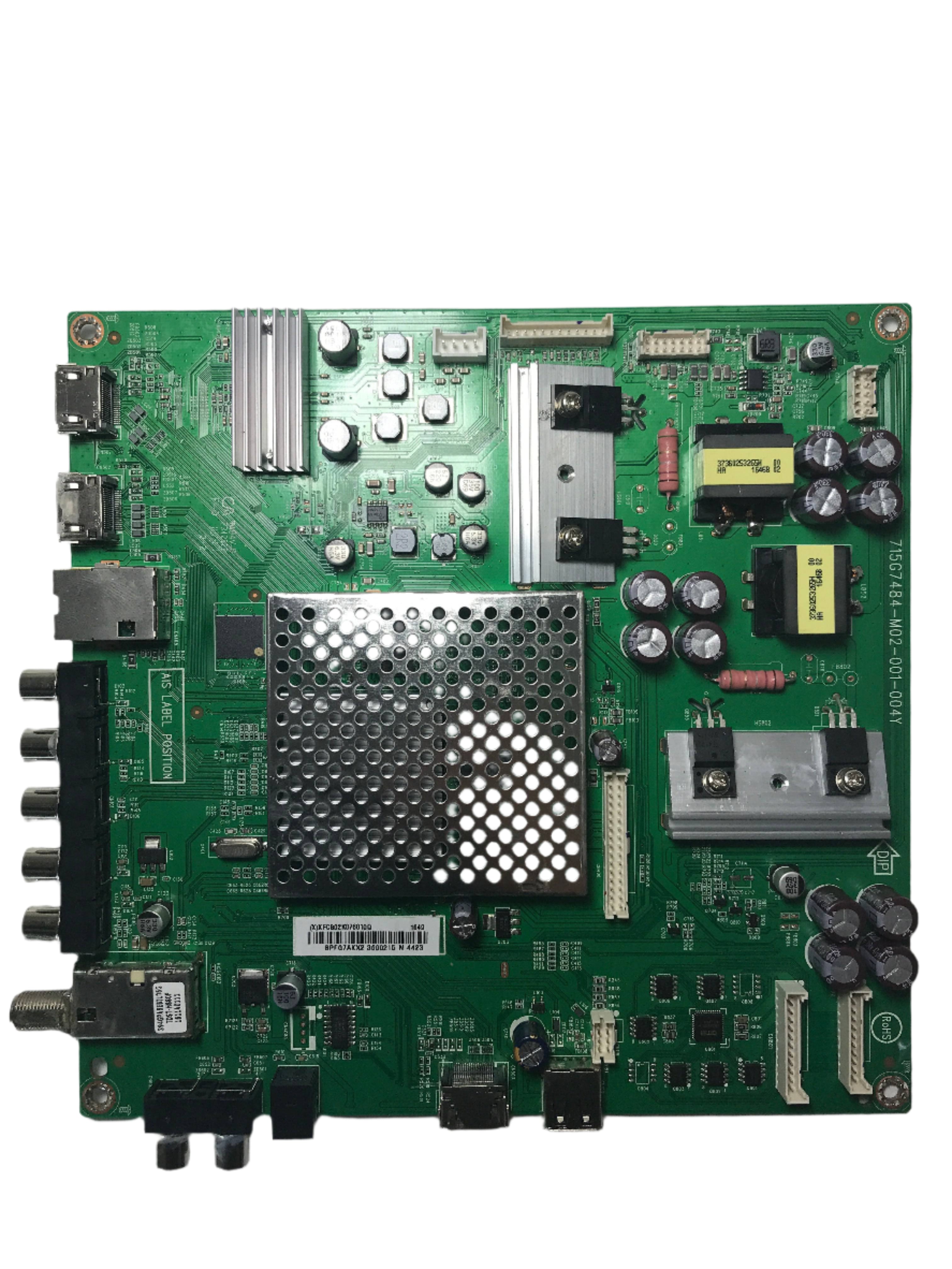 Vizio 756TXFCB02K0760 Main Board for D50-D1 (LTMWTQCS Serial)