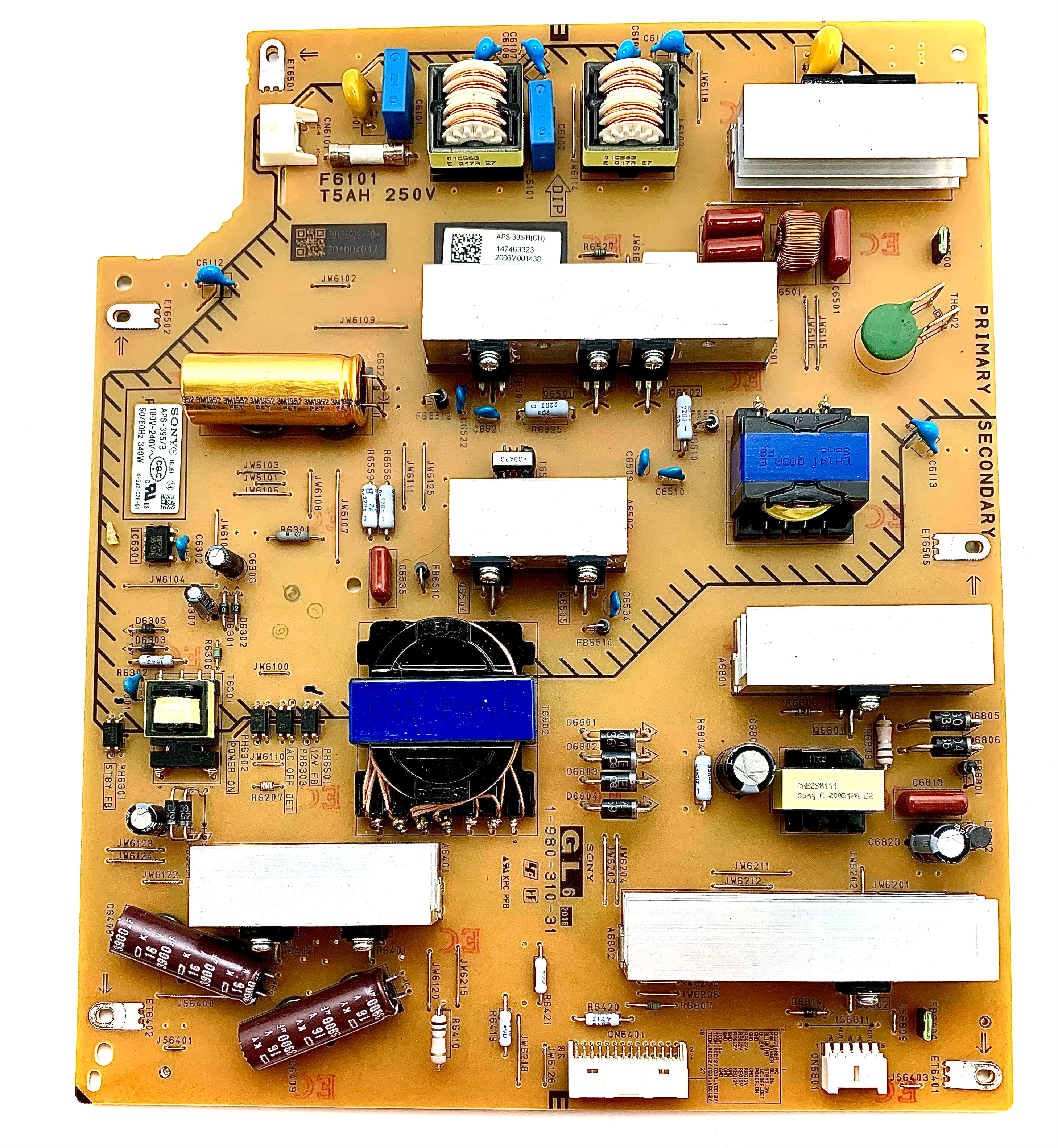 Sony 1-474-633-23 GL6 Power Supply Board
