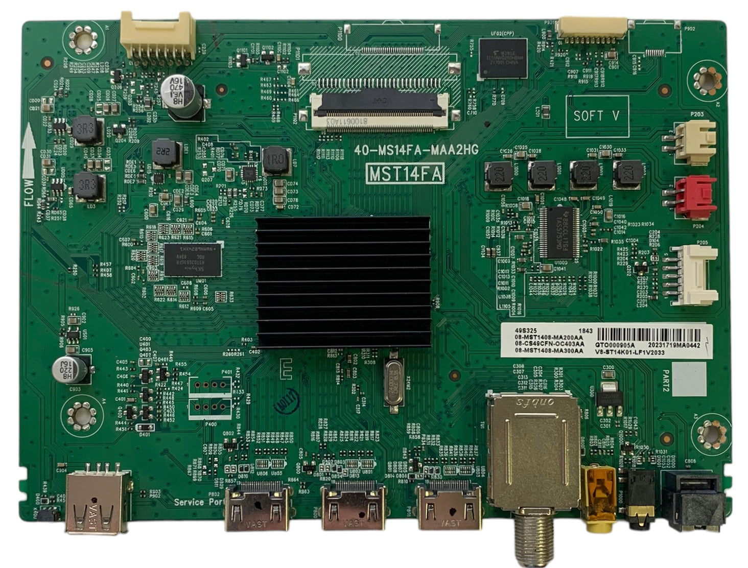 TCL 08-CS49CFN-OC403AA Main Board for 49S325 (SEE NOTE)