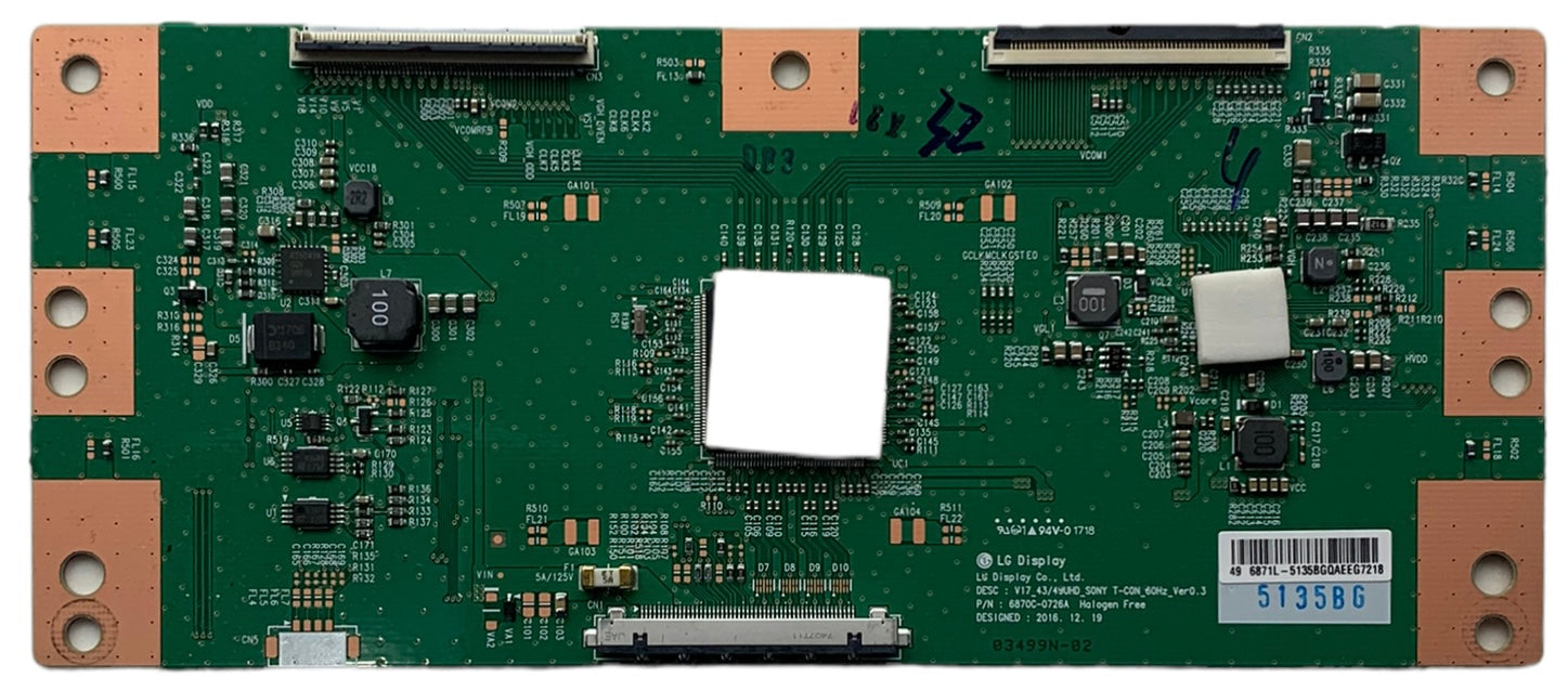 Sony 1-897-134-11 (6871L-5135B) T-Con Board