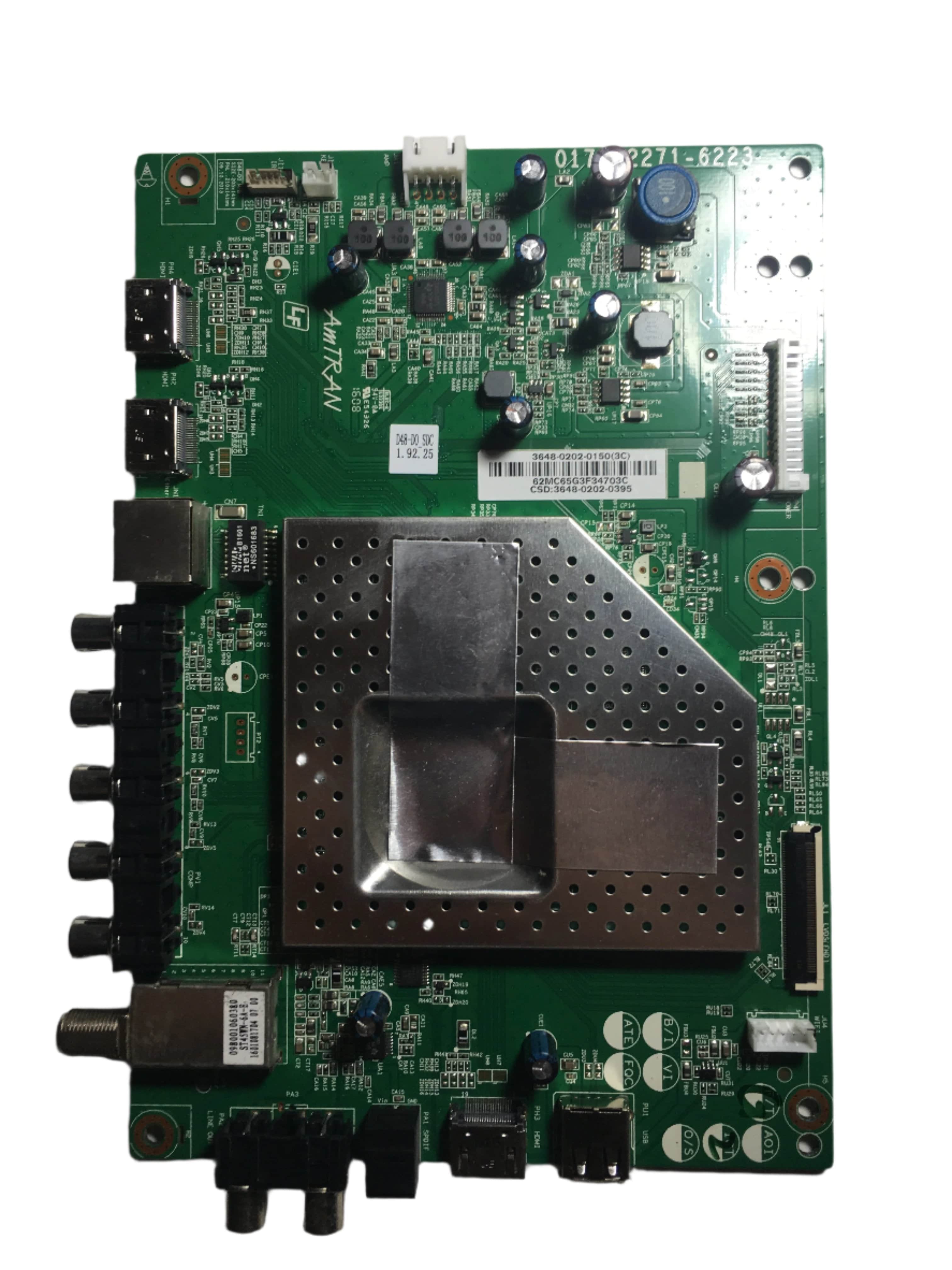 Vizio 3648-0202-0395 Main Board for D48-D0