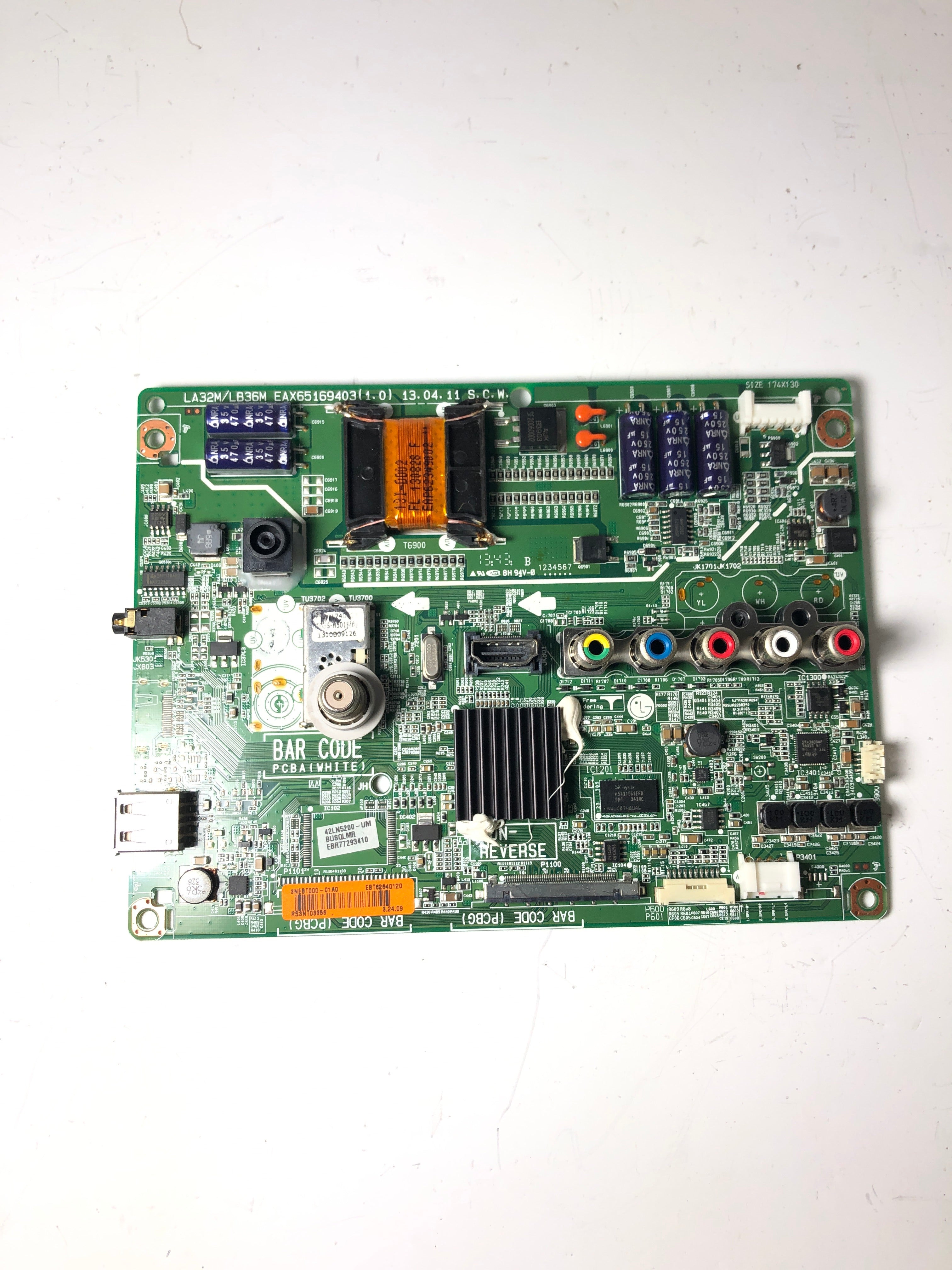 LG EBT62640120 Main Board for 42LN5200-UM