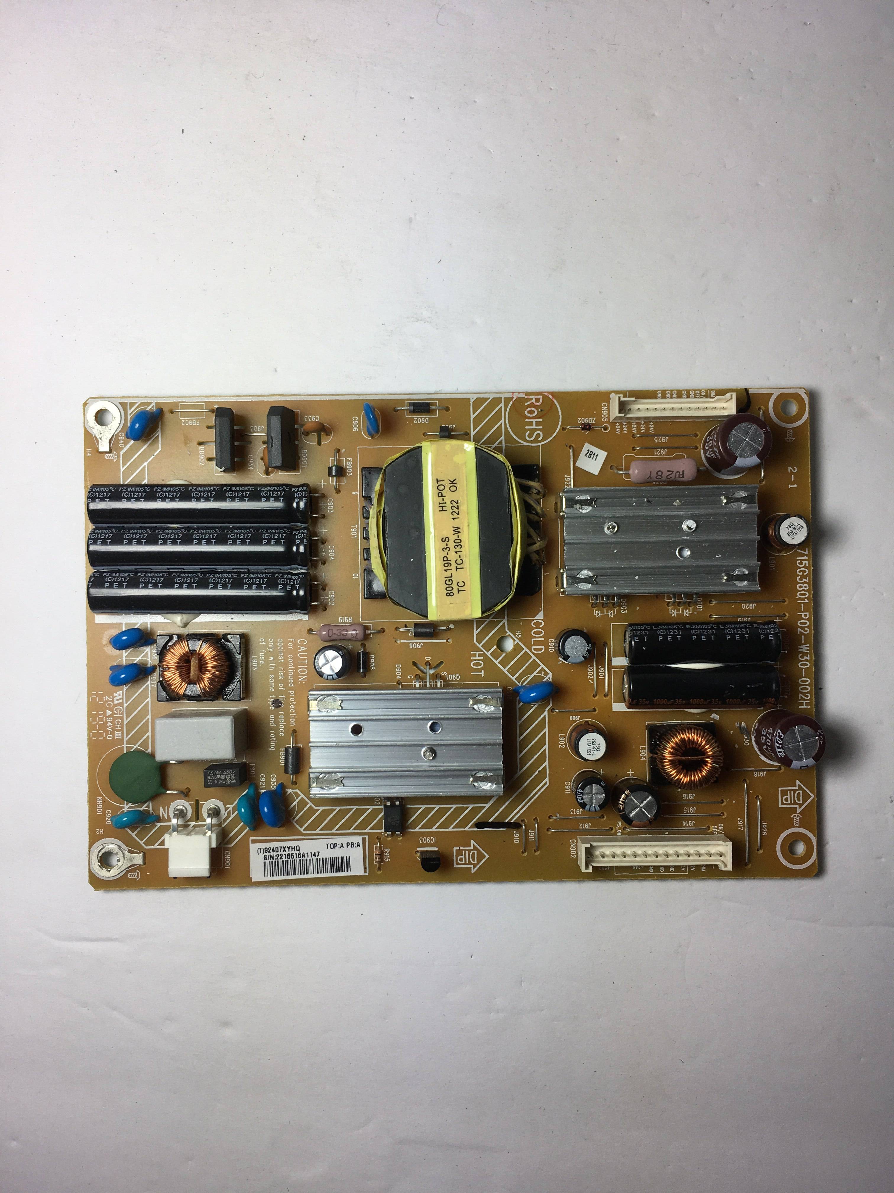 Vizio ADTV92407XYHQ (715G3801-P02-W30-002H) Power Supply Unit