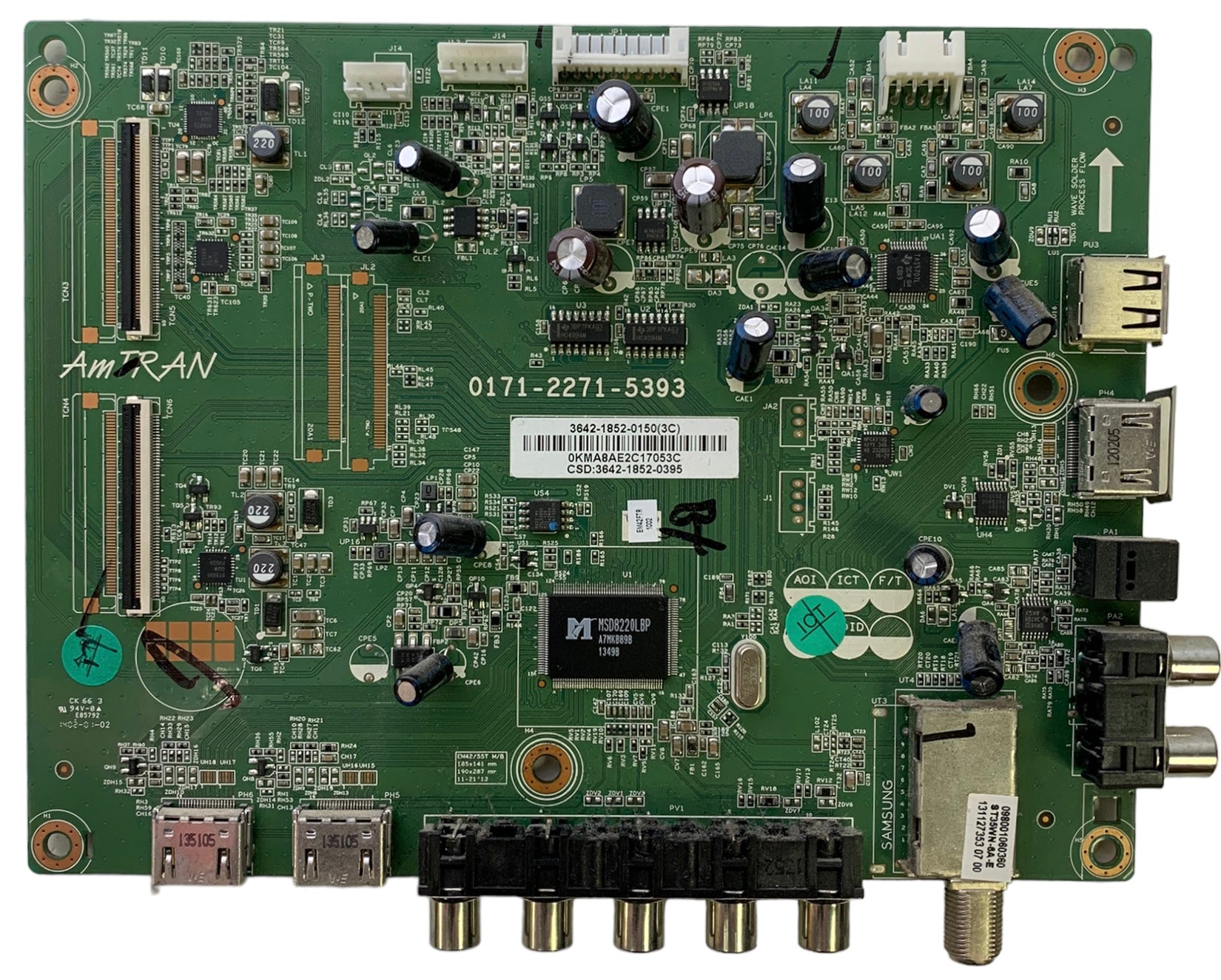 JVC 3642-1852-0150 Main Board for EM42FTR