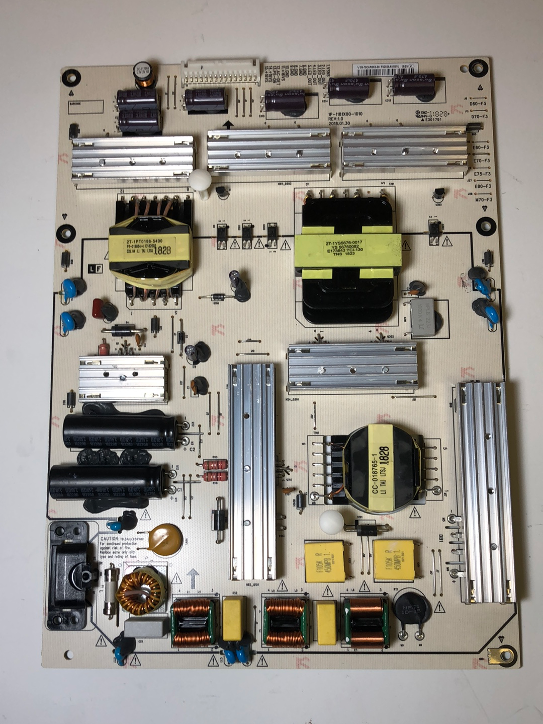 Vizio 09-70CAR0K0-00 Power Supply / LED Board for E70-F3 LFTRXDKU