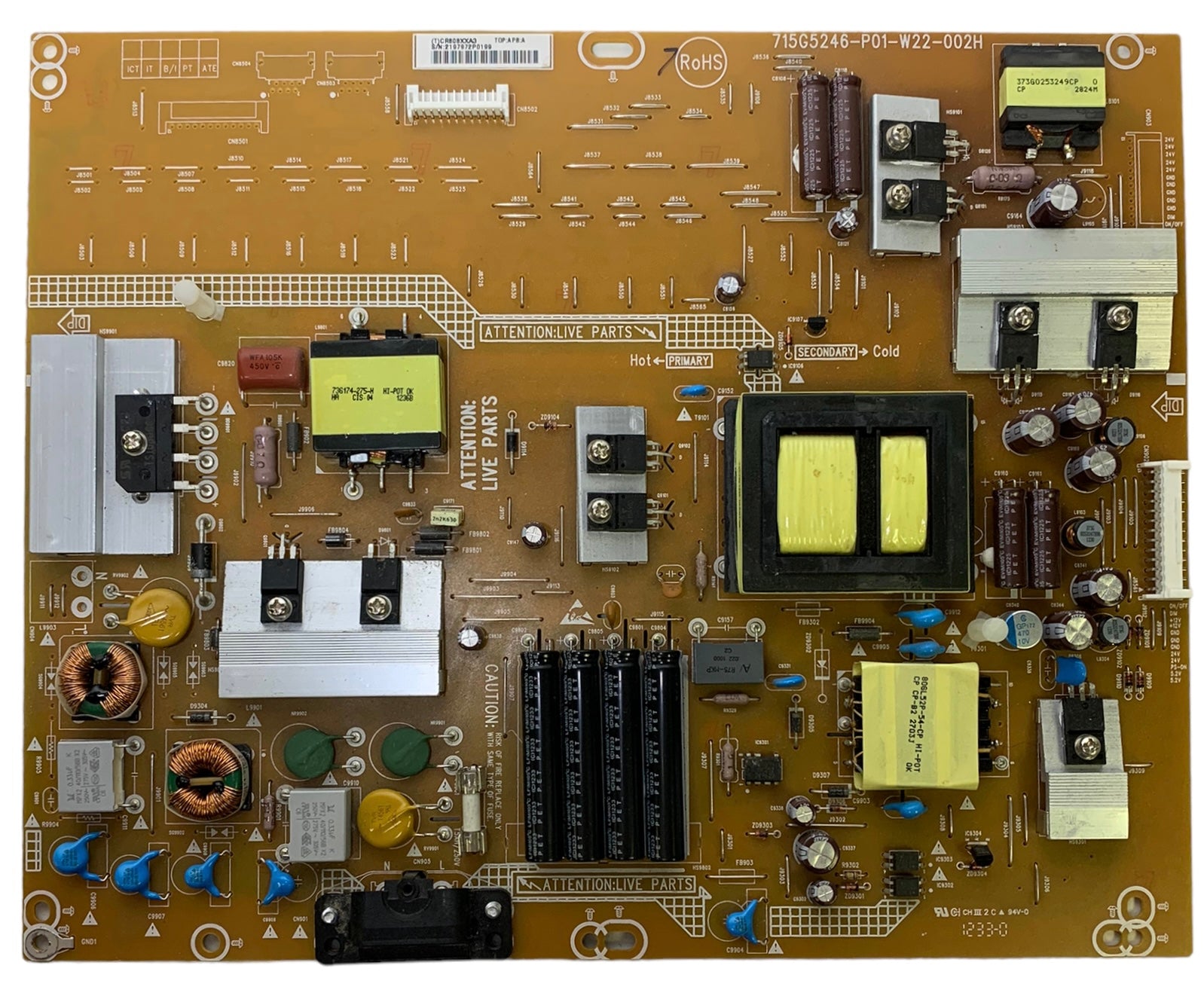 Sanyo PLTVCR808XXA3 Power Supply for FVM4612