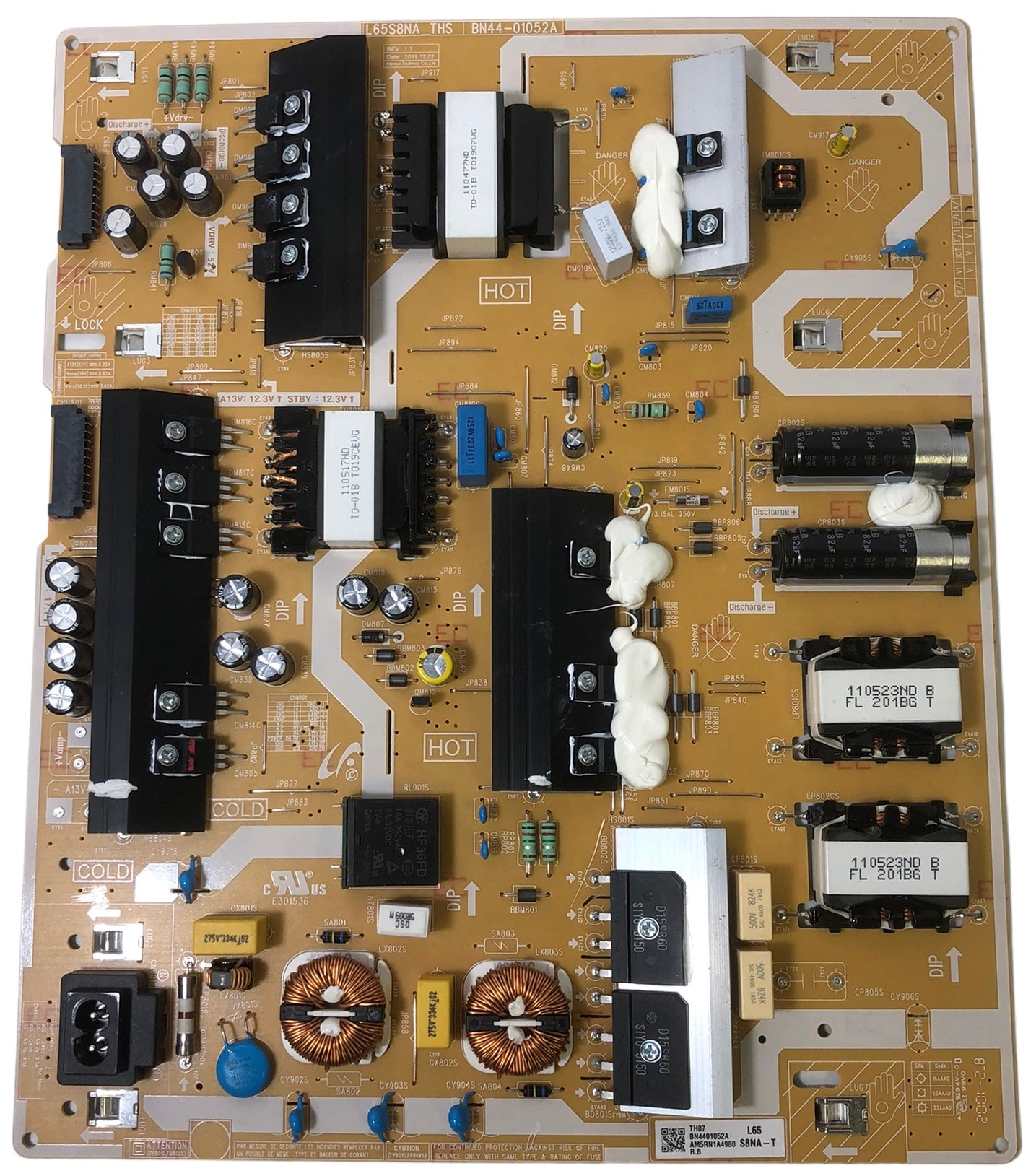 Samsung BN44-01052A Power Supply / LED Board