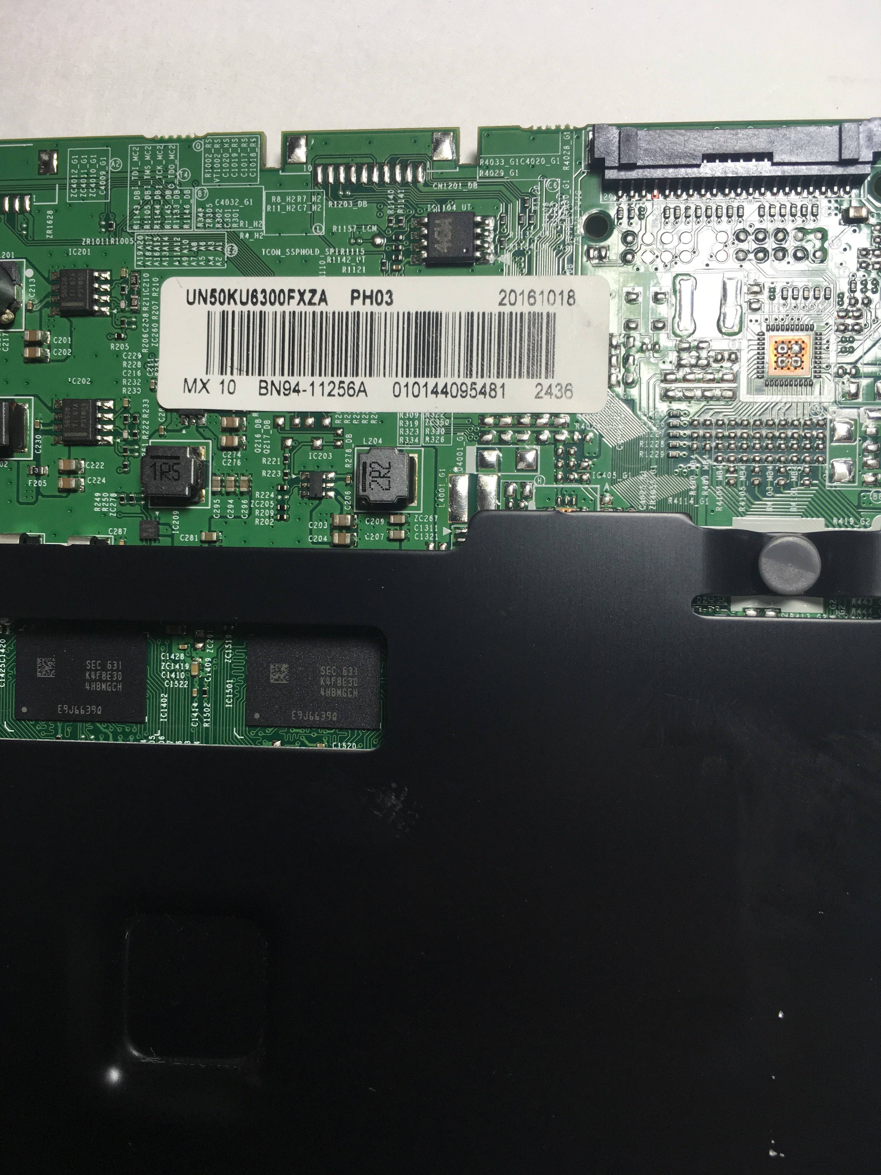 Samsung BN94-11256A Main Board for UN50KU6300FXZA (Version DB02,DD06, DE07, or DJ04)