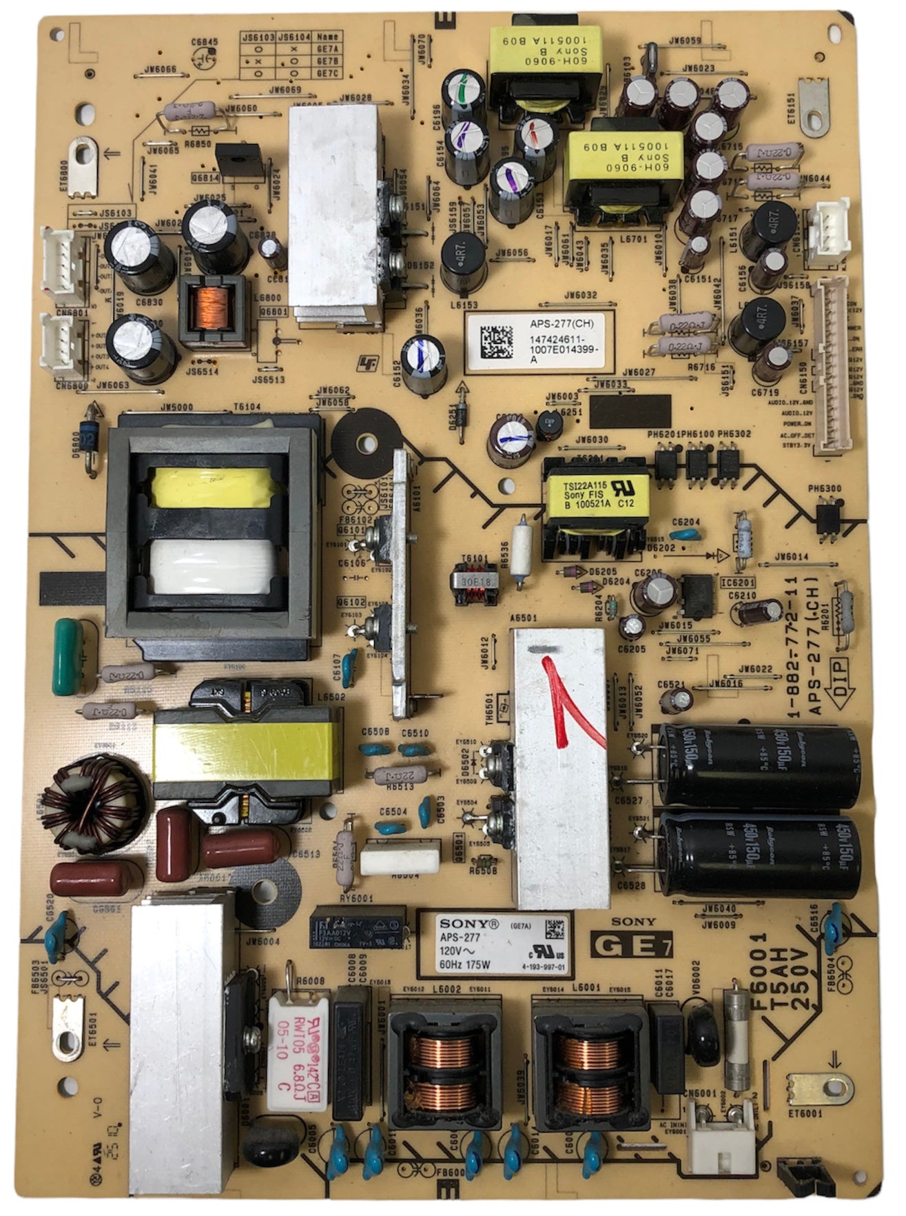 Sony 1-474-246-11 (1-882-772-11) GE7 Board for NSX-40GT1